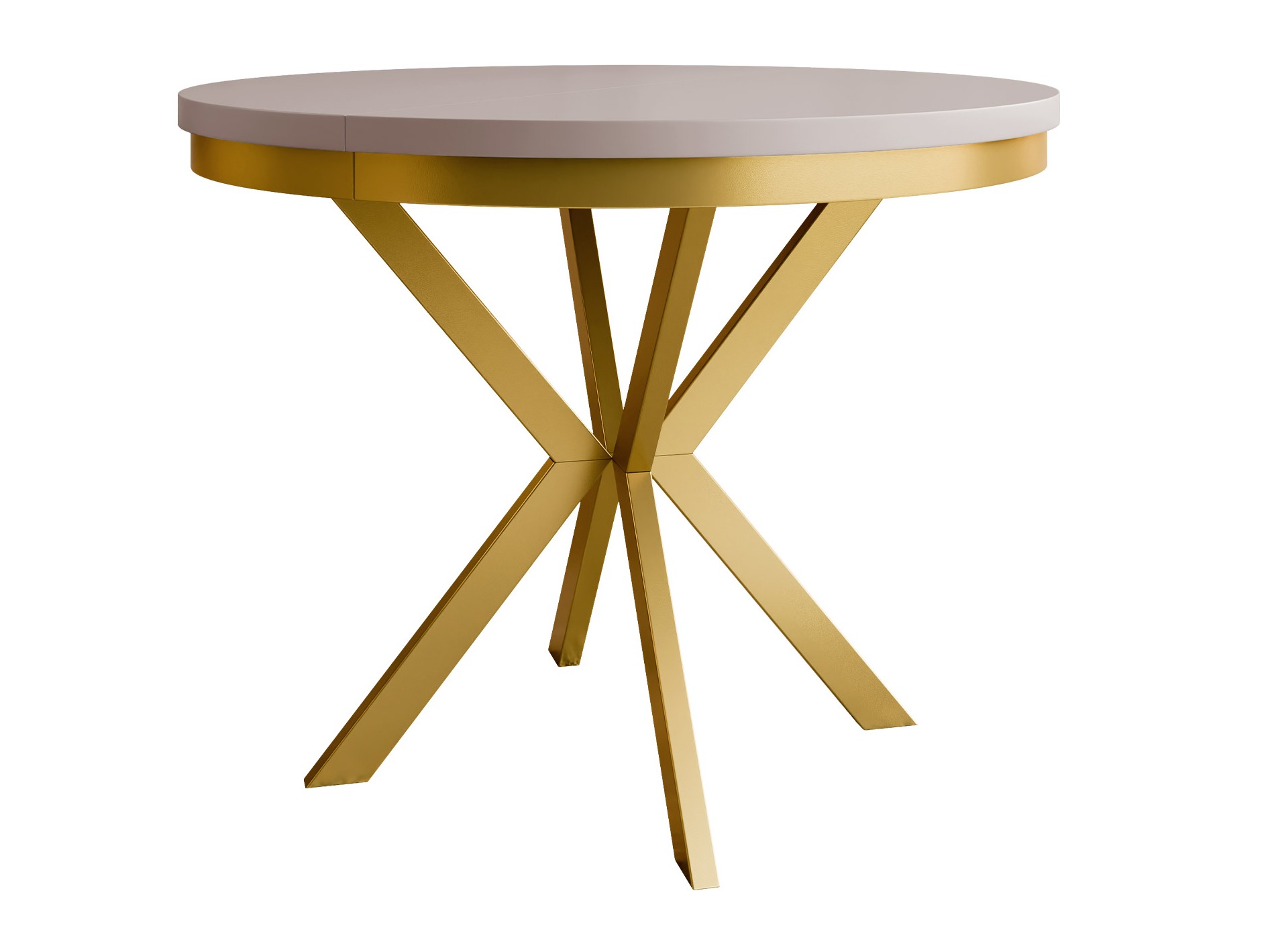 Table Oswego 155 (Cashmere + Golden)