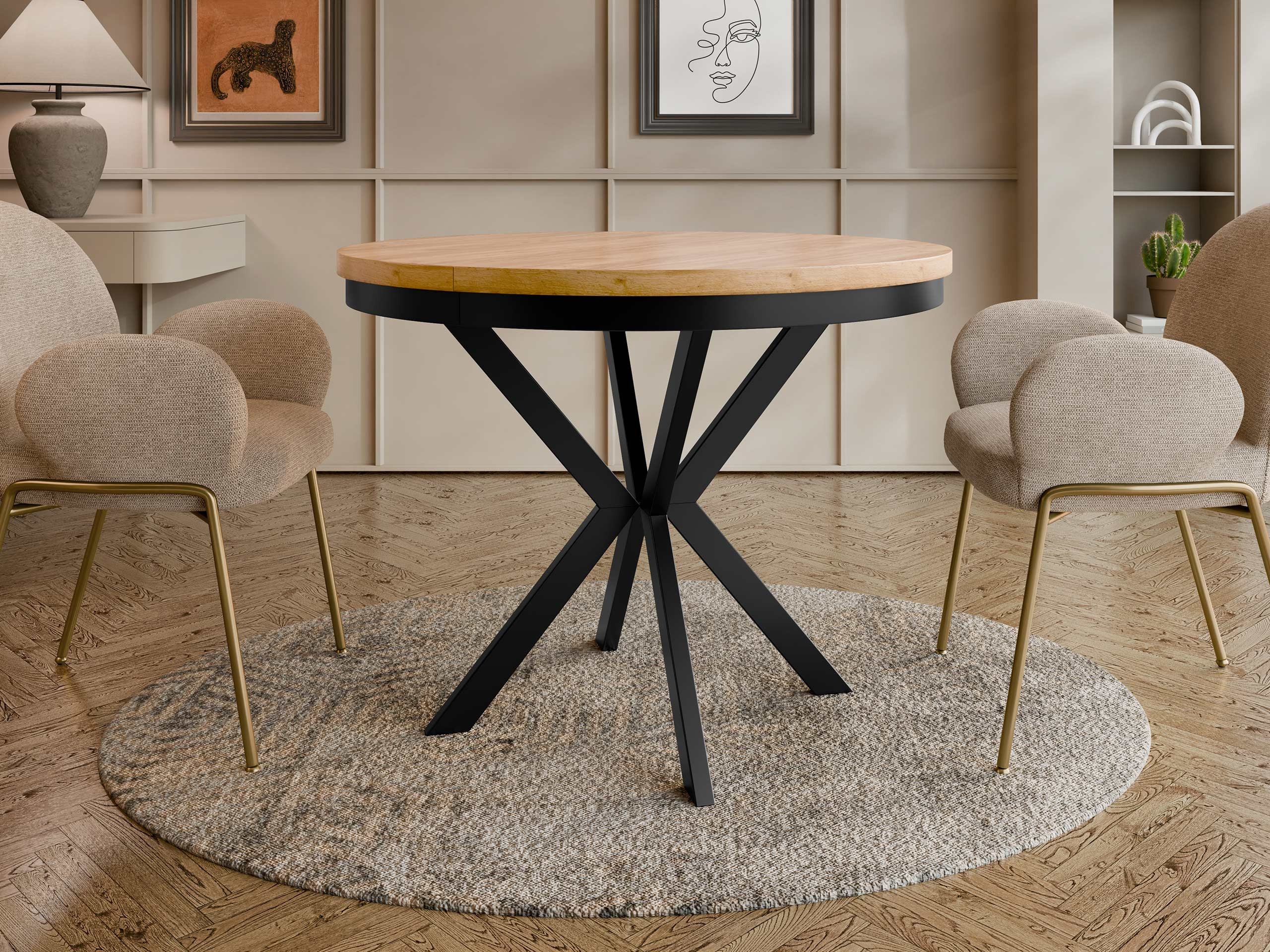 Table Oswego 155 (Craft golden oak)