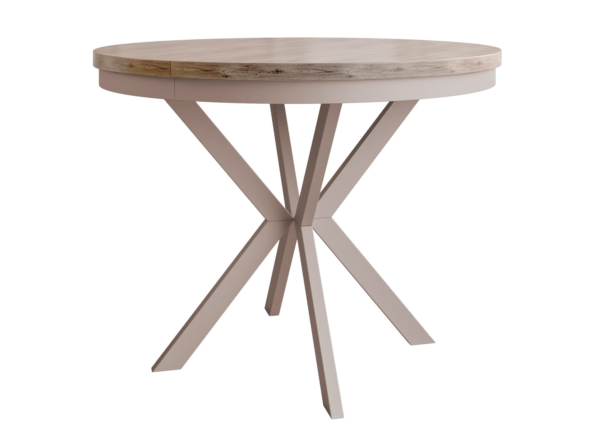 Table Oswego 155 (Light wood + Cashmere)