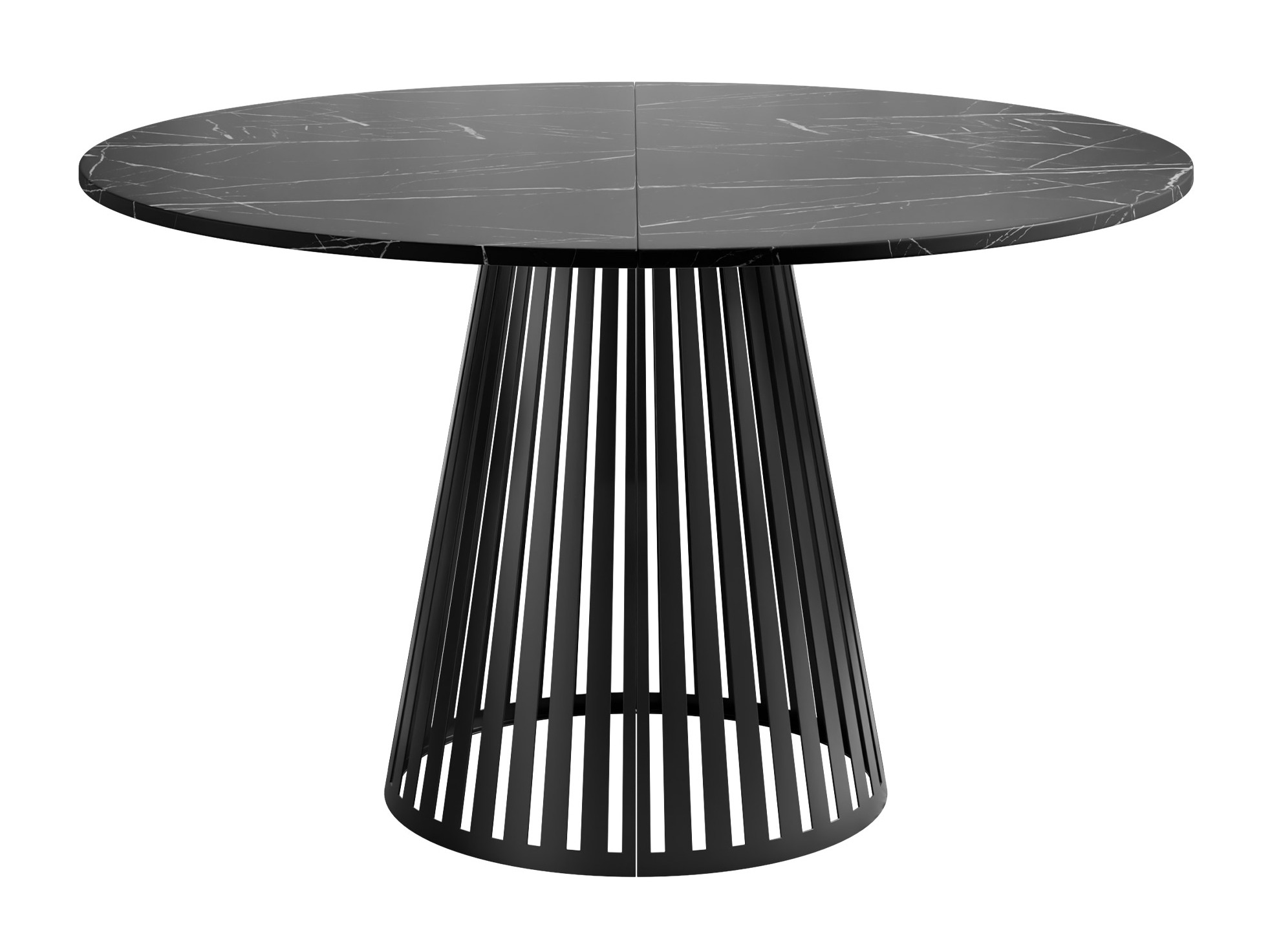 Table Prudentia II (Black marble + Black)