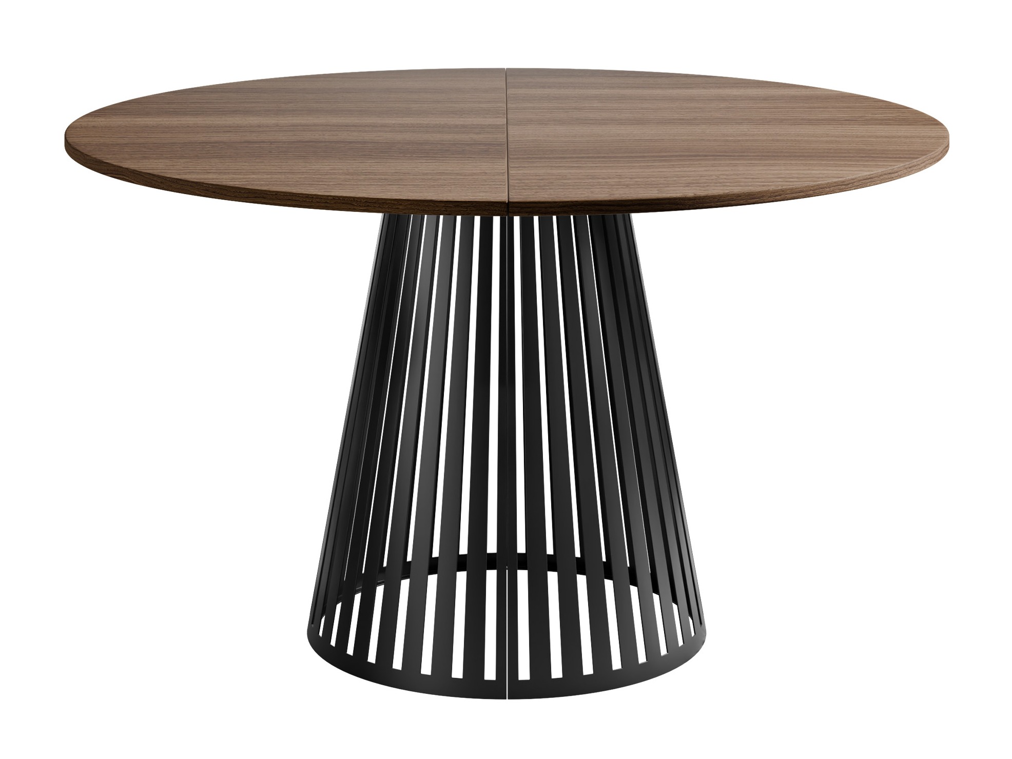 Table Prudentia II (Walnut + Black)