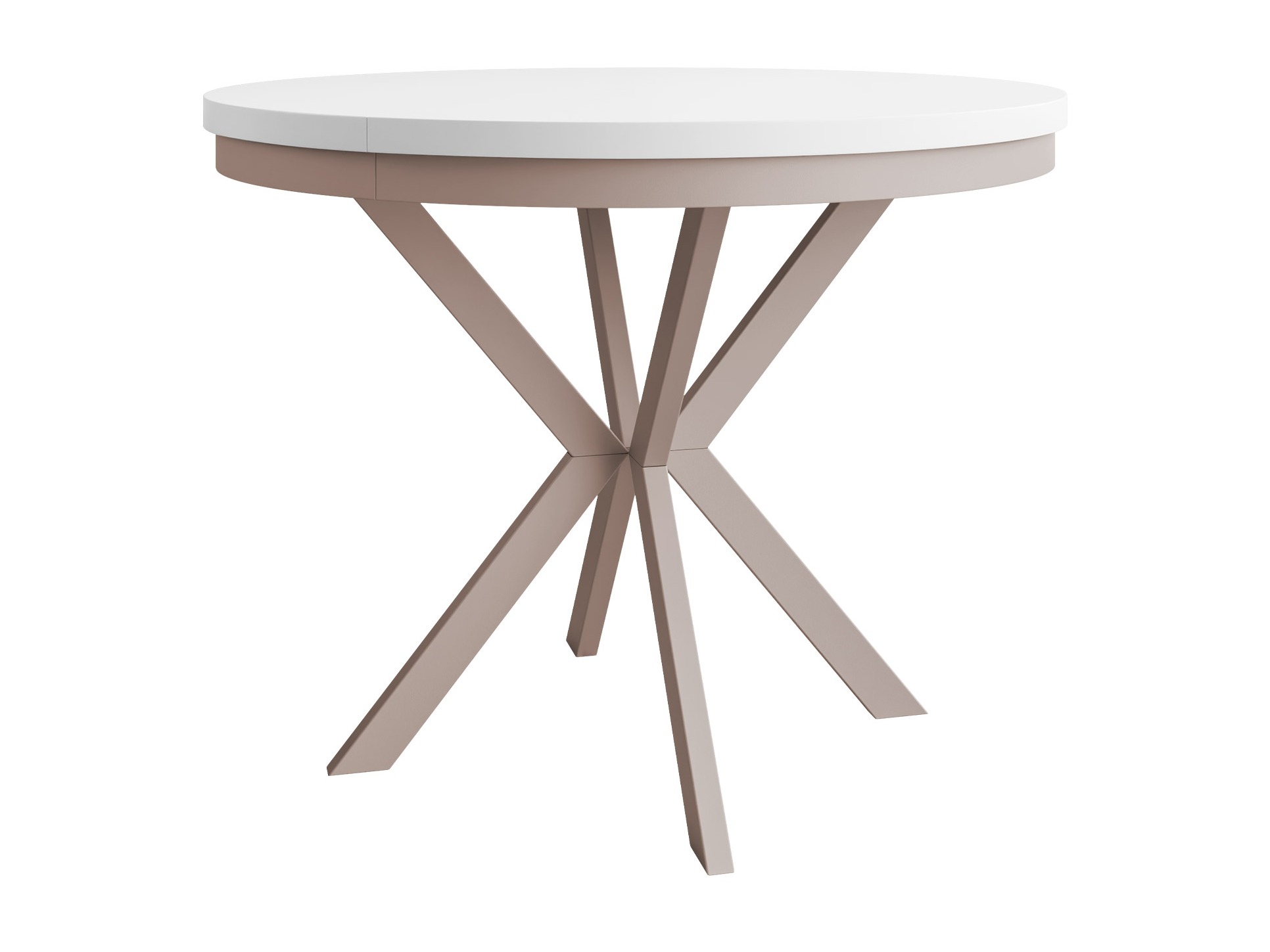 Table Oswego 157 (White + Cashmere)