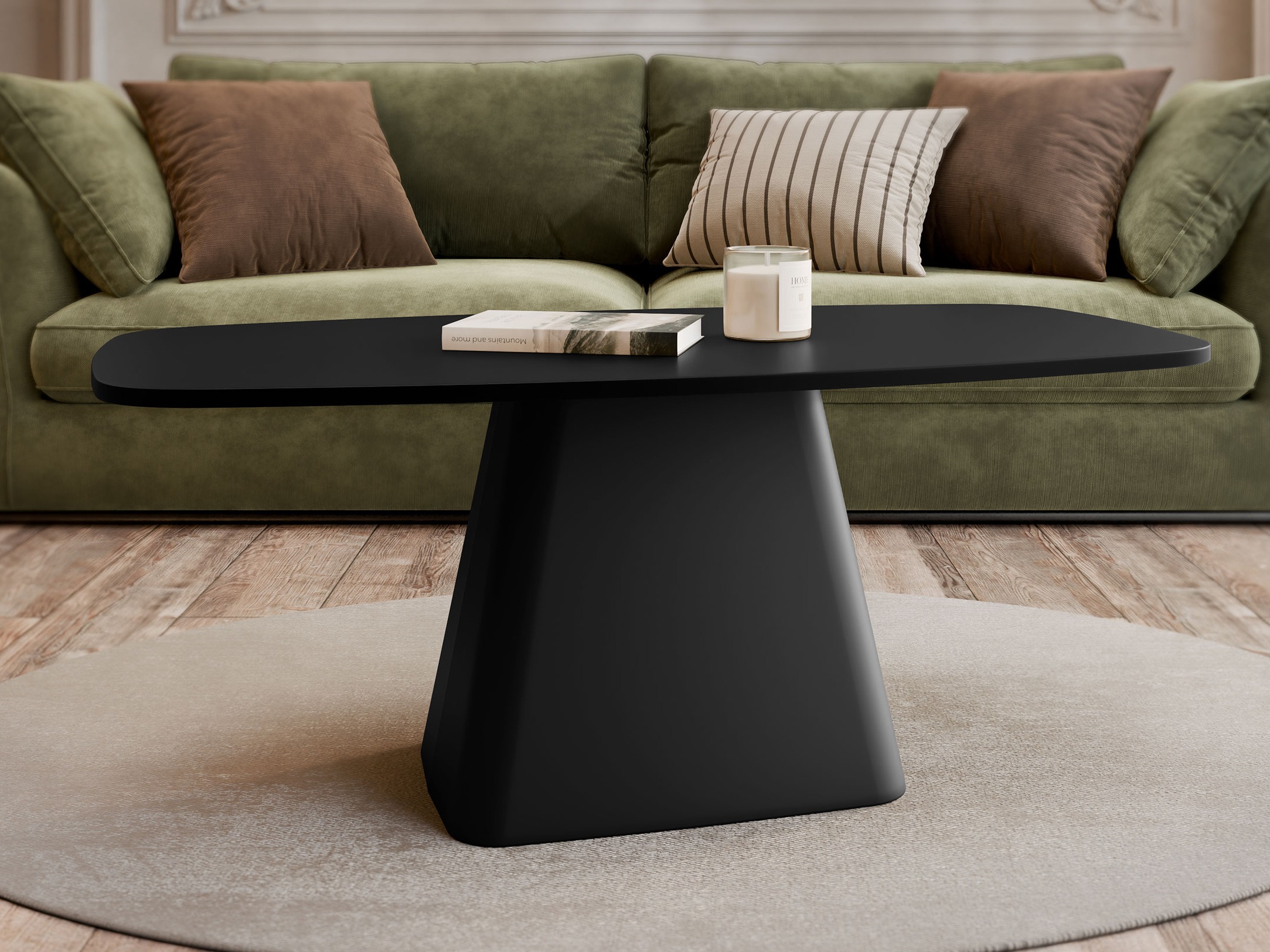 Coffee table Oswego 158 (Black)