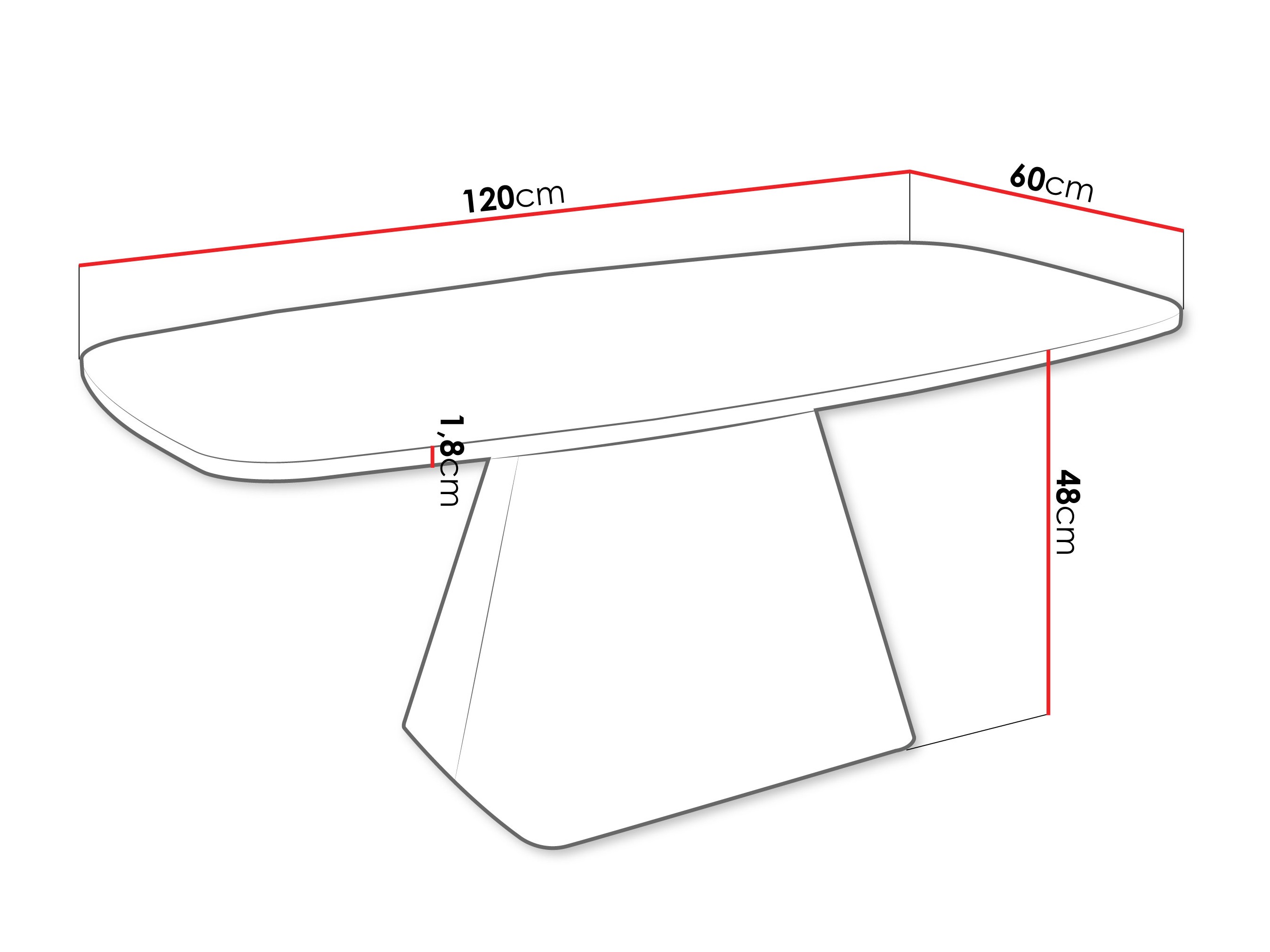 Coffee table Oswego 158 (Cashmere)