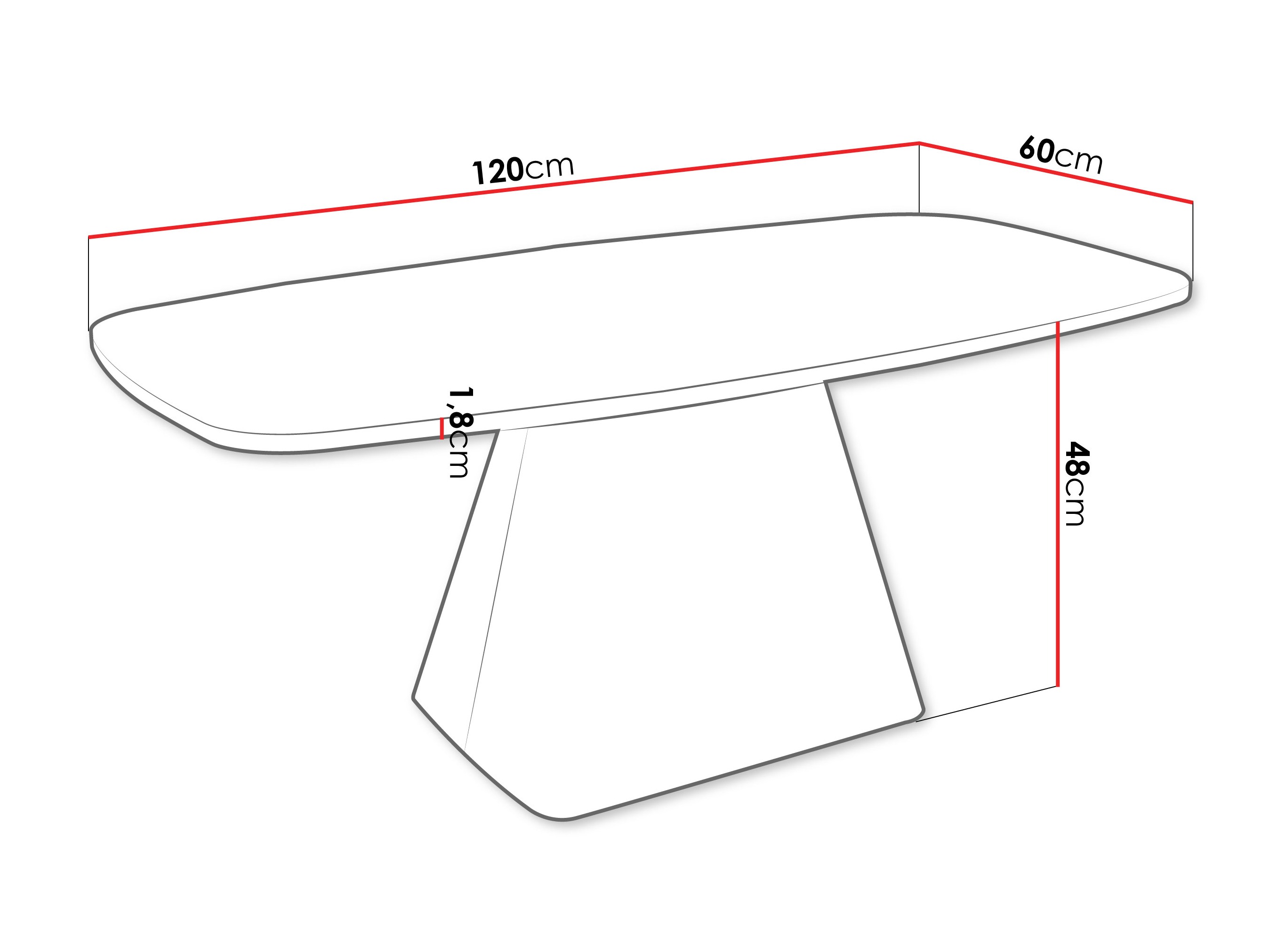 Coffee table Oswego 158 (Craft golden oak)