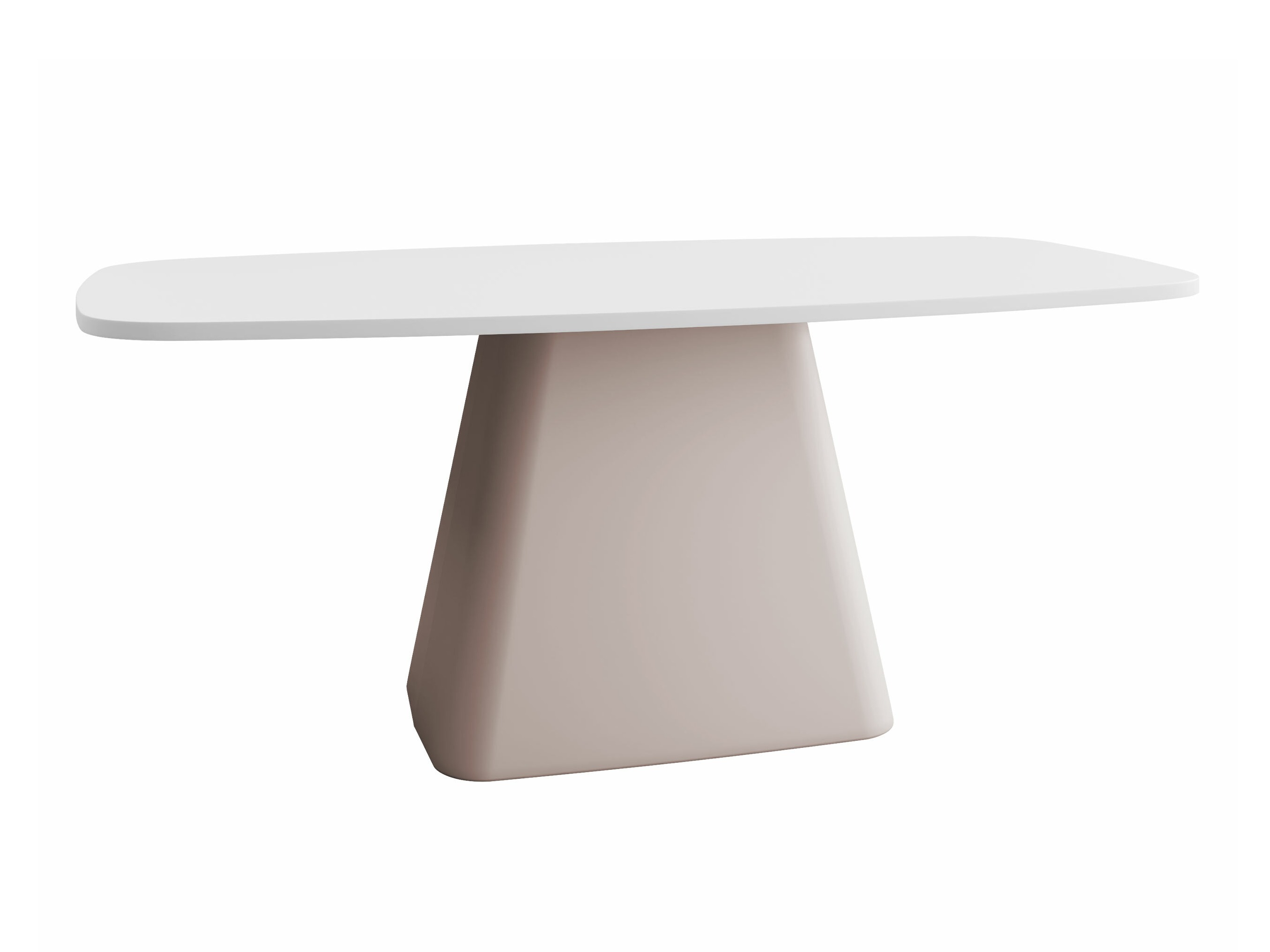 Coffee table Oswego 158 (White + Cashmere)