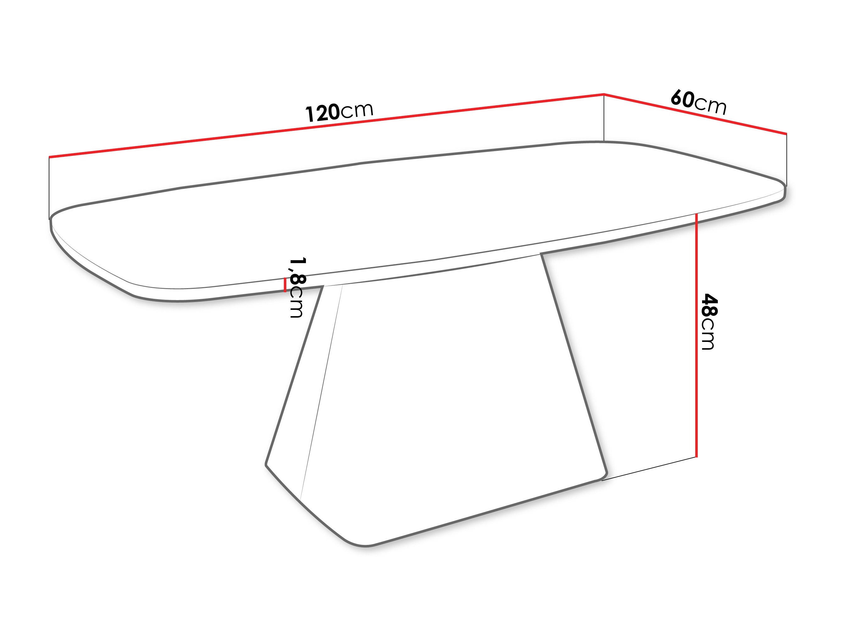 Coffee table Oswego 158 (White)