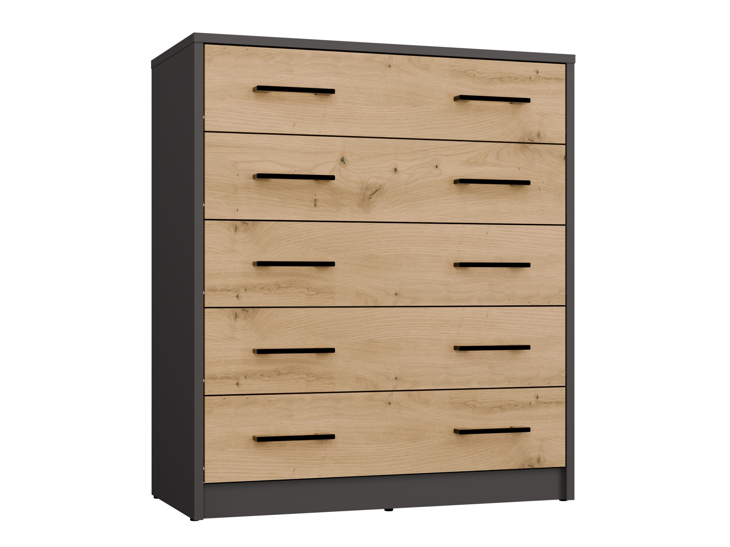 Shoe cabinet Mandeville 372 (Artisan oak + Anthracite)