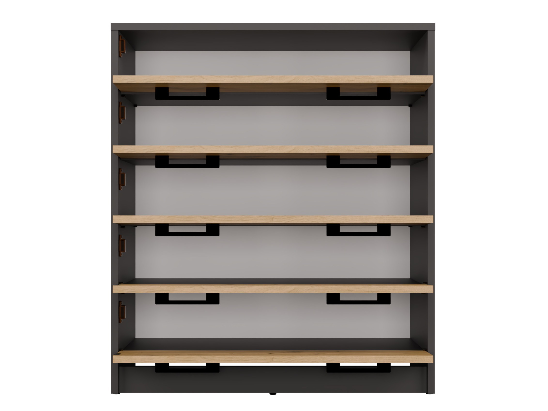 Shoe cabinet Mandeville 372 (Artisan oak + Anthracite)