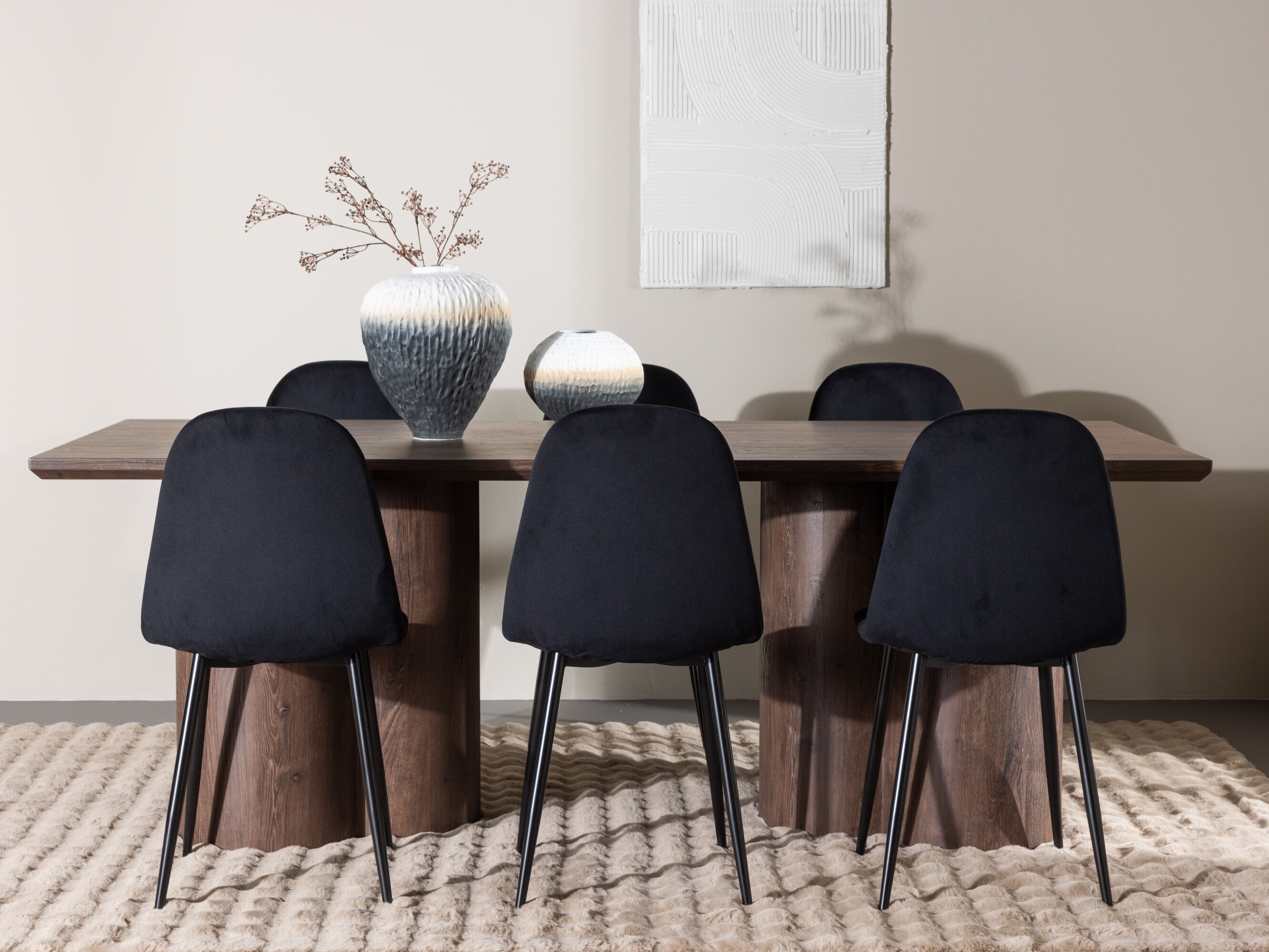 Dining set Dallas 4959 (Black)