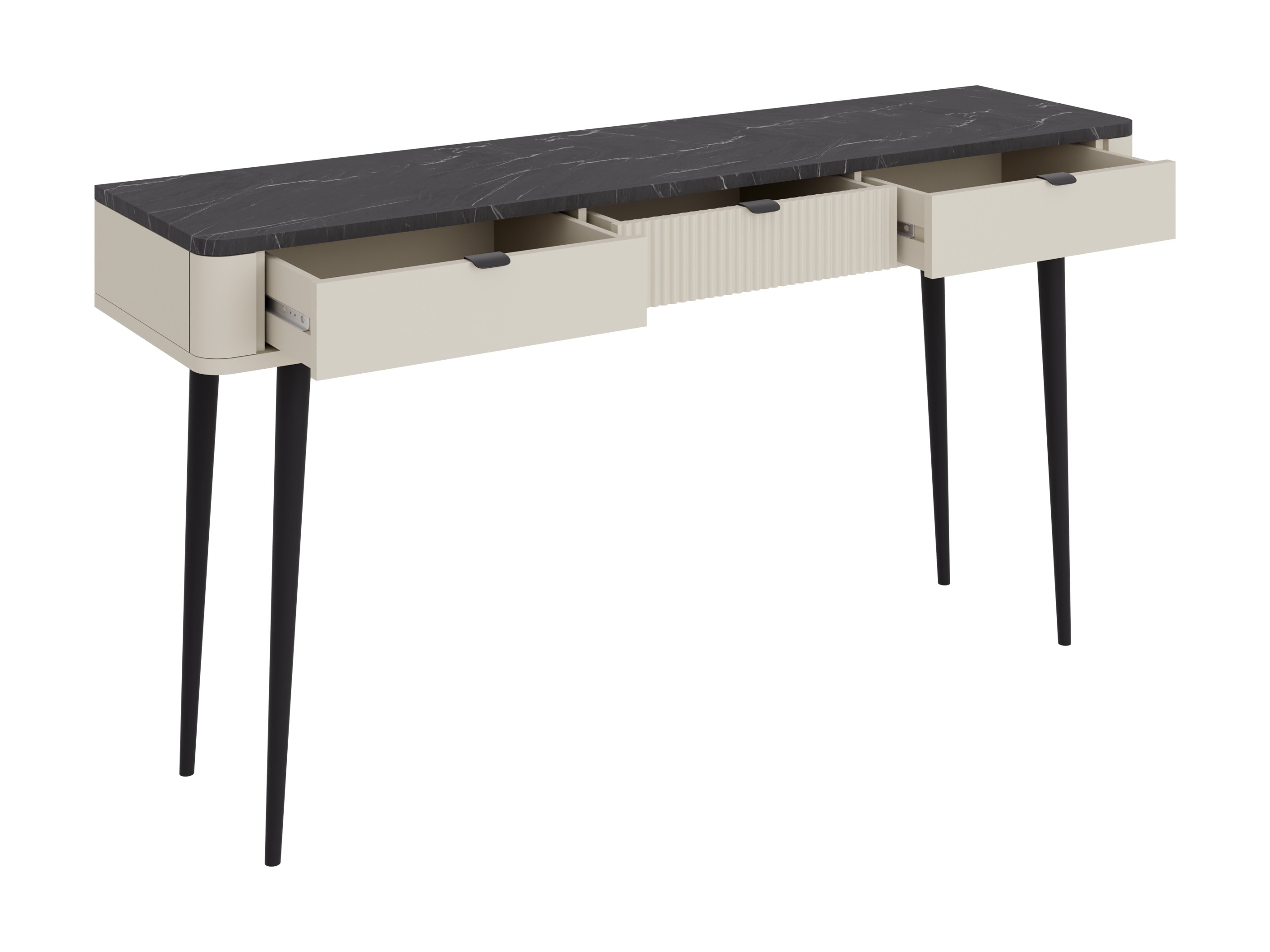 Home office set Lufela 123 (Cashmere + Walnut)