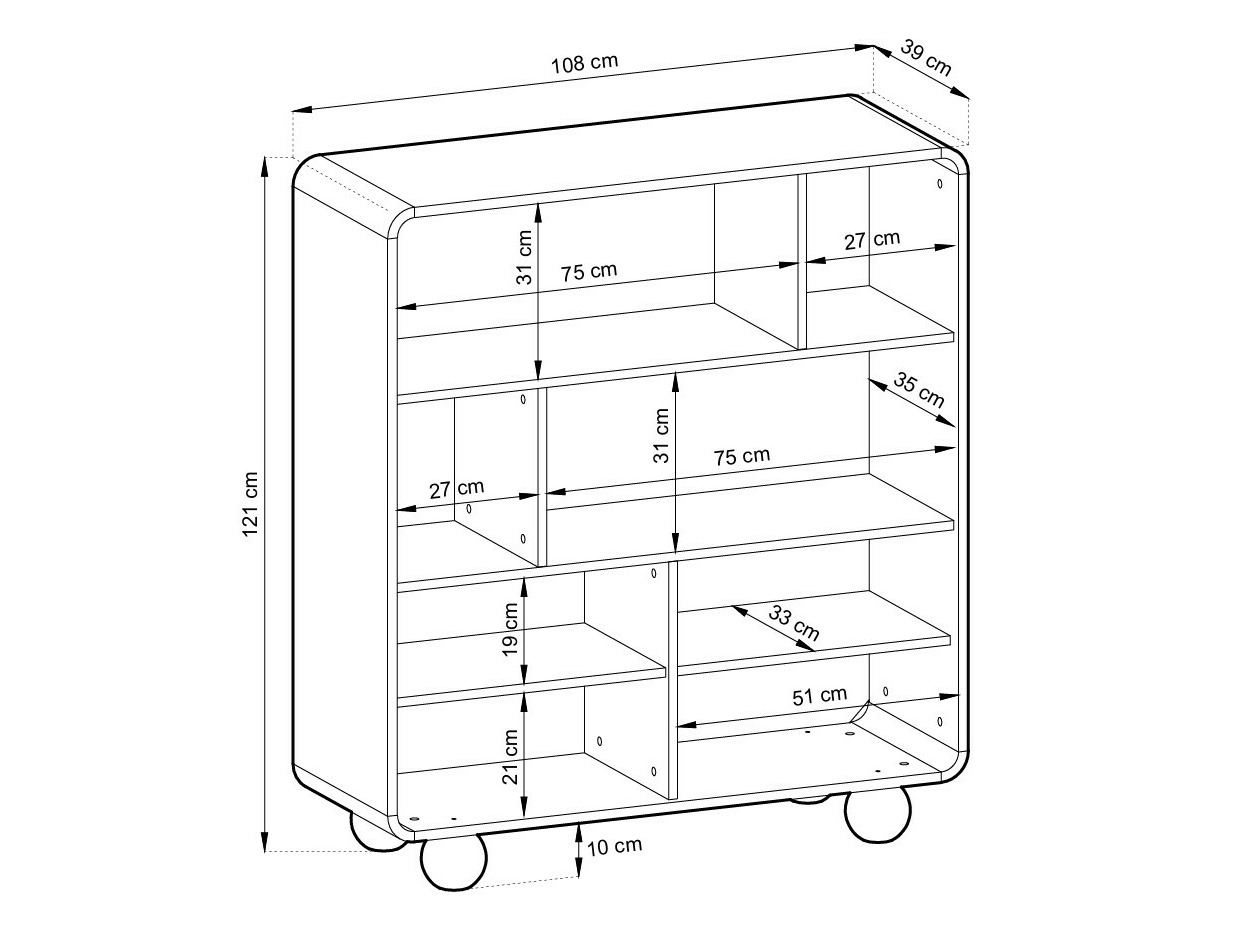 Bookcase Vendori 104