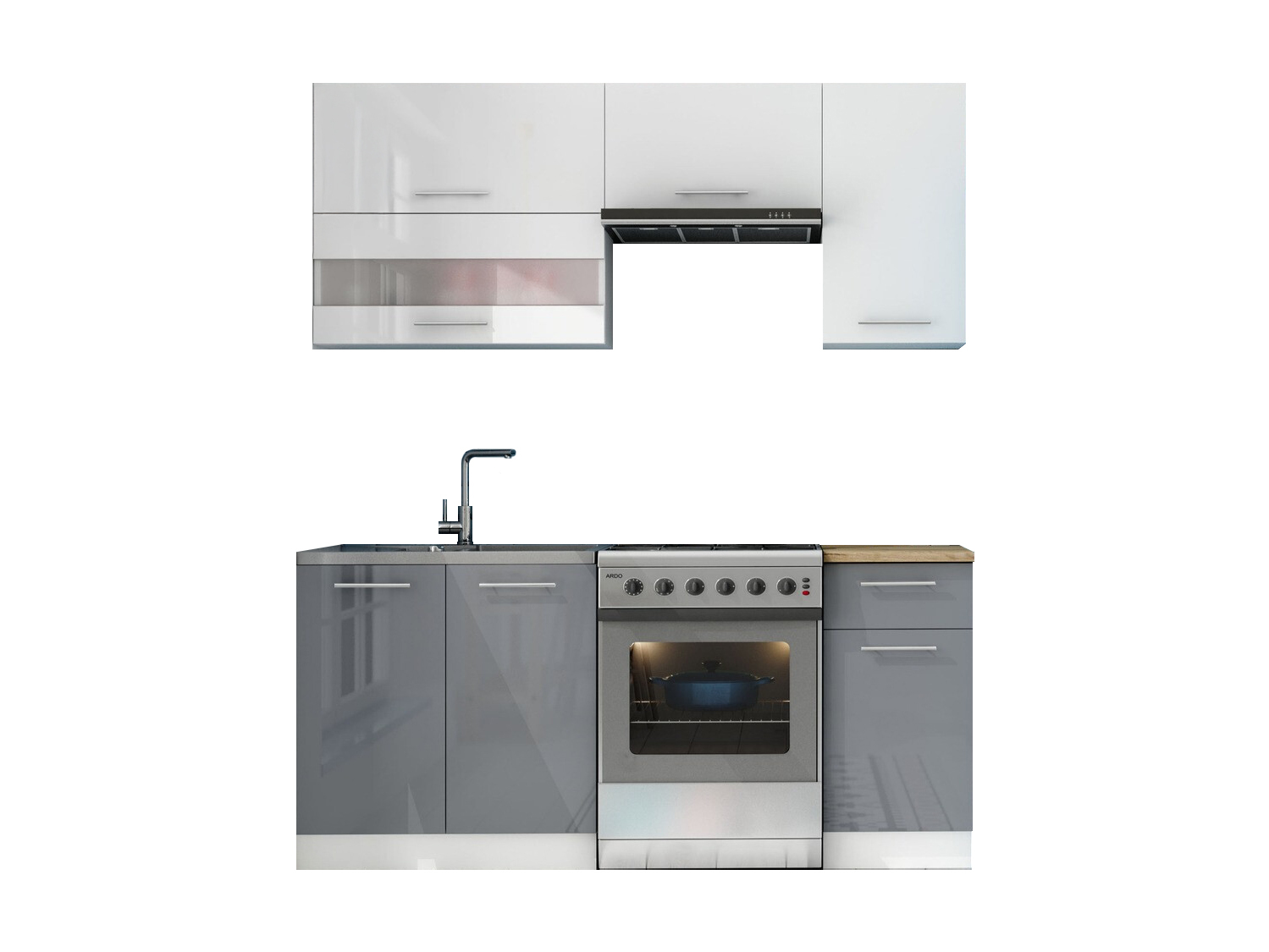 Modular kitchen set Tiffa Mix 100