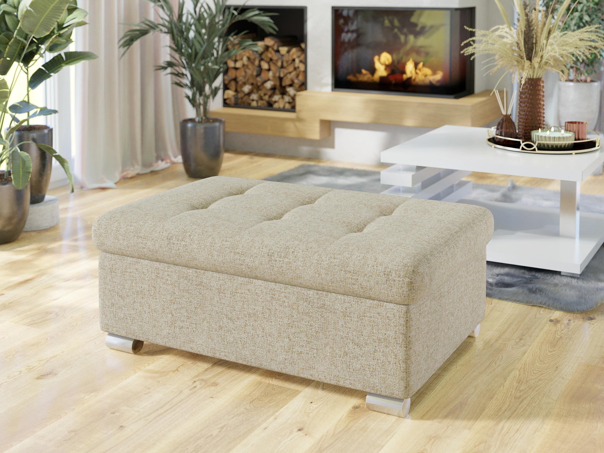 Upholstered bench Comfivo Gemma I (Corbett 21)