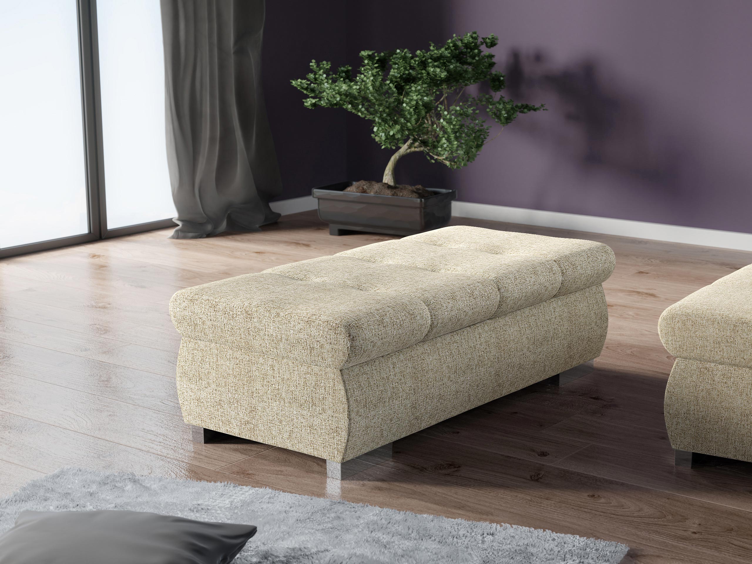 Upholstered bench Comfivo Nitor I (Corbett 21)