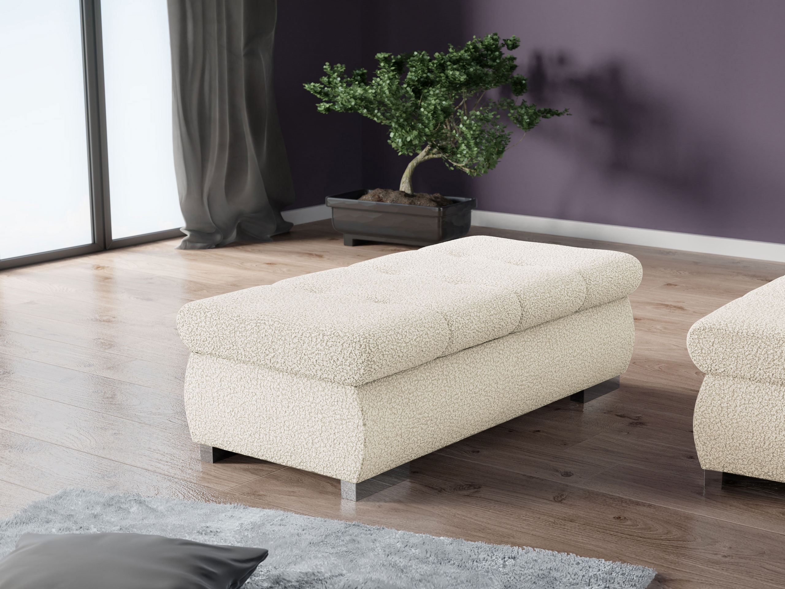 Upholstered bench Comfivo Nitor I (Manza 01)
