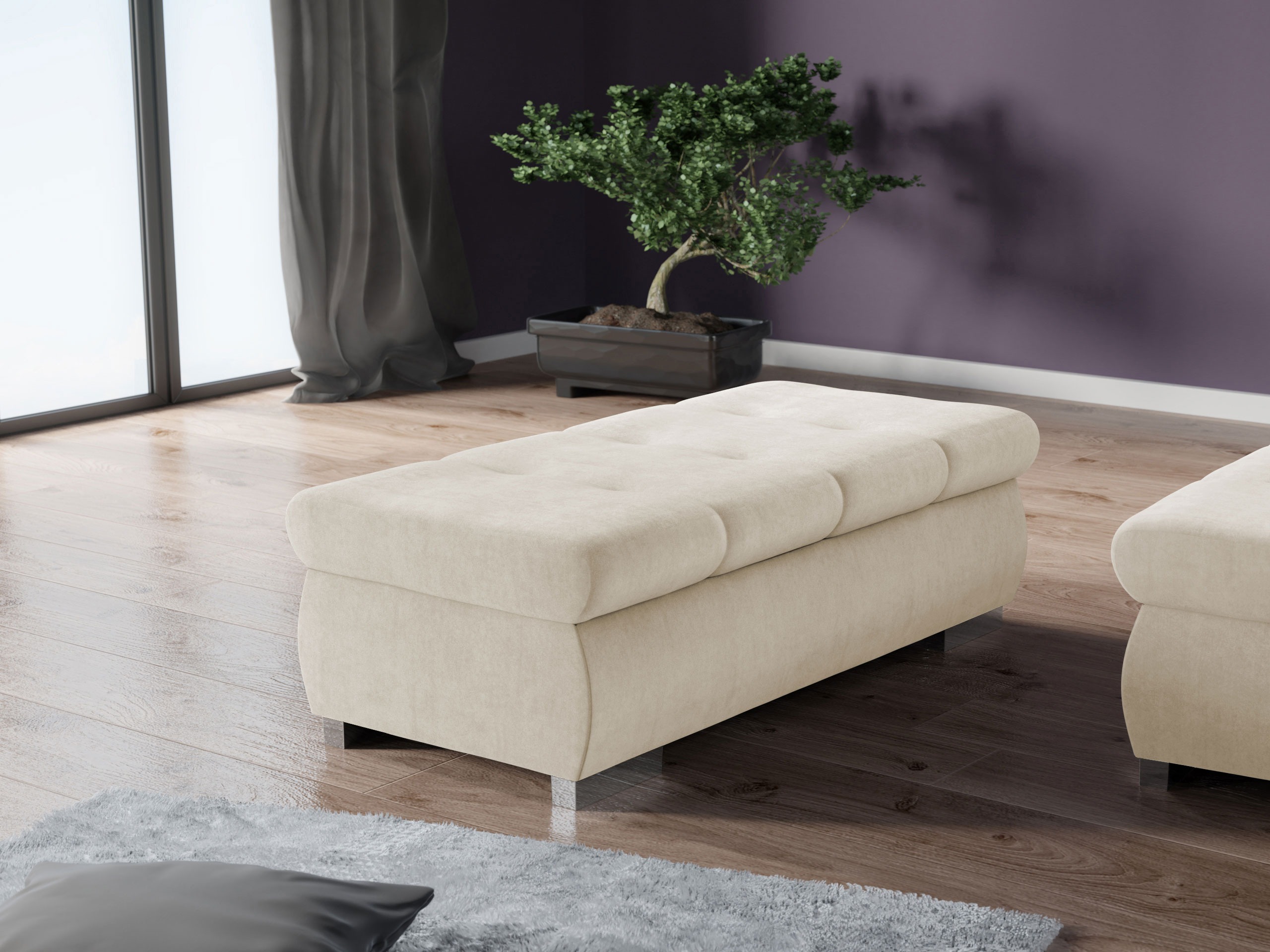 Upholstered bench Comfivo Nitor I (Piano 02)