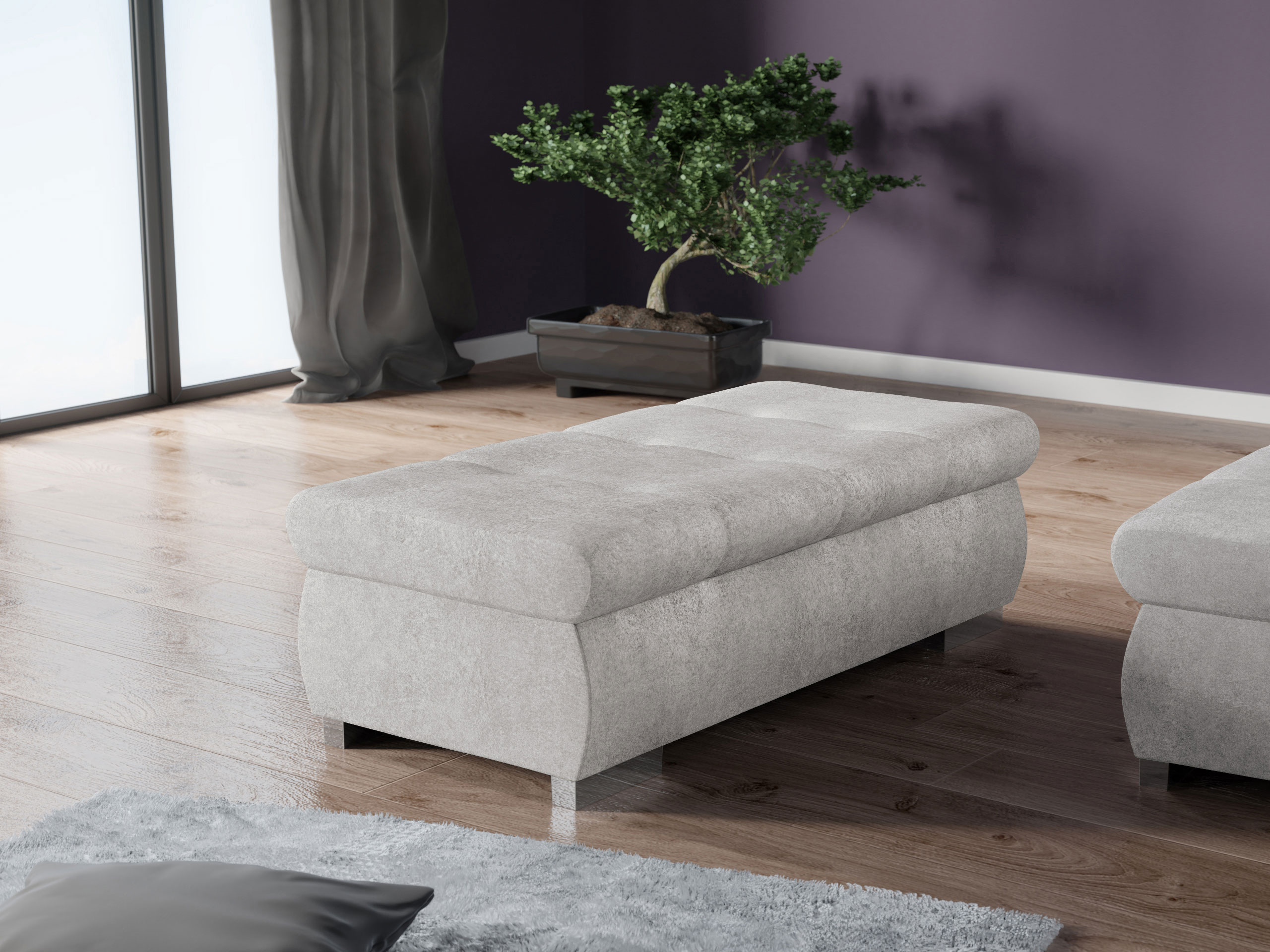 Upholstered bench Comfivo Nitor I (Zoya 01)
