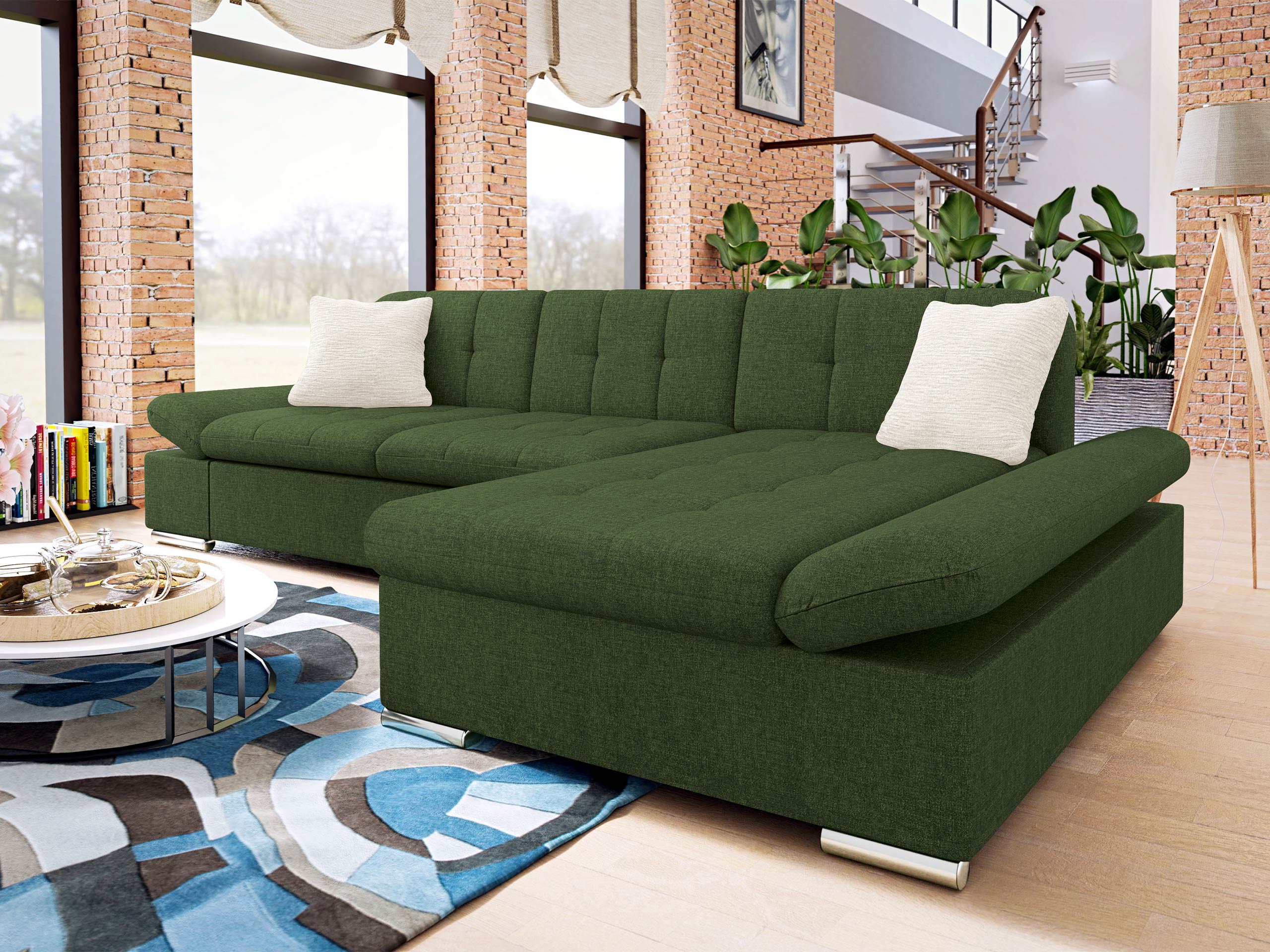 Corner sofa Comfivo Serenitas (Maya 07 + Maya 02)