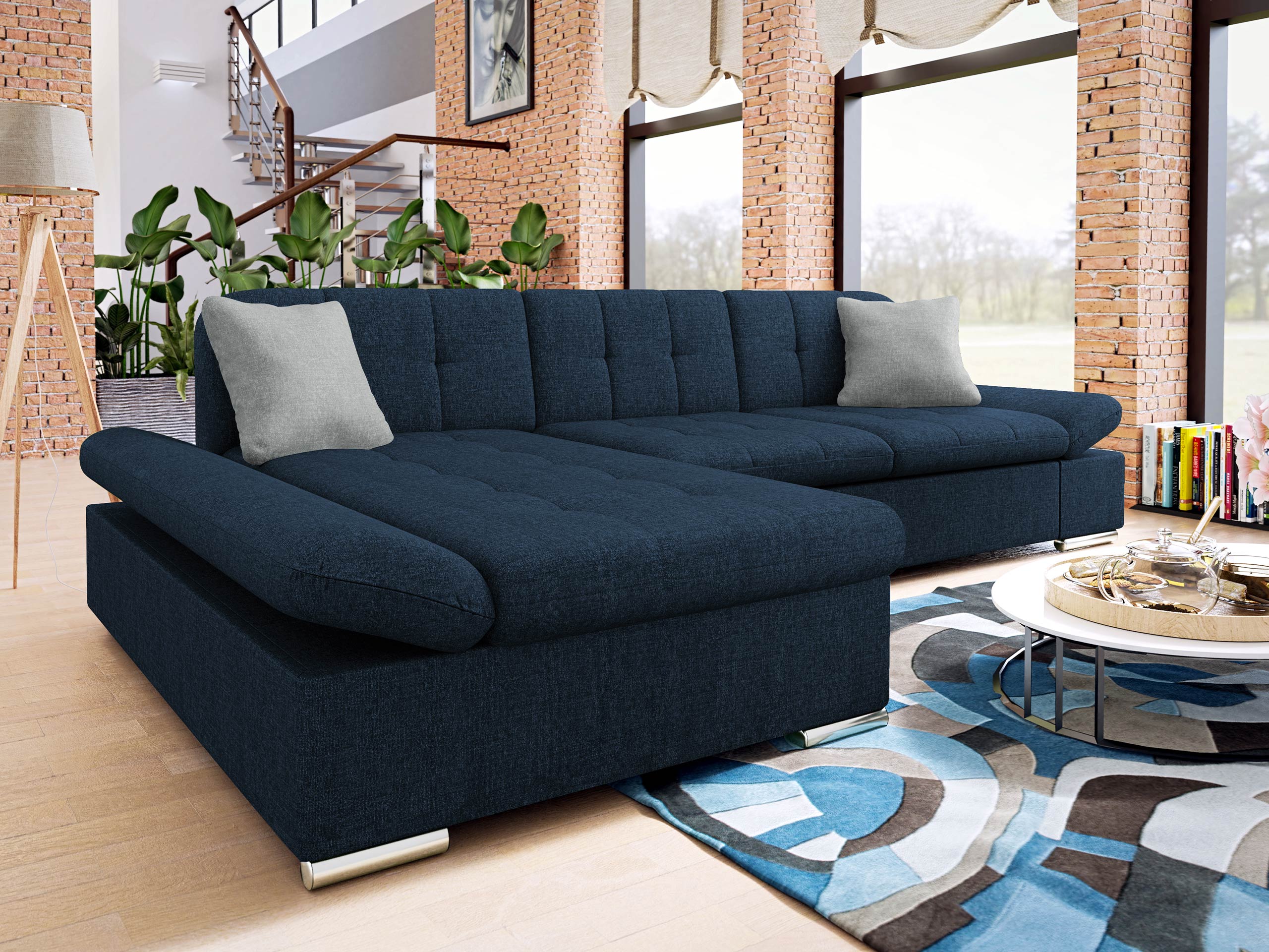 Corner sofa Comfivo Serenitas (Maya 09 + Maya 20)