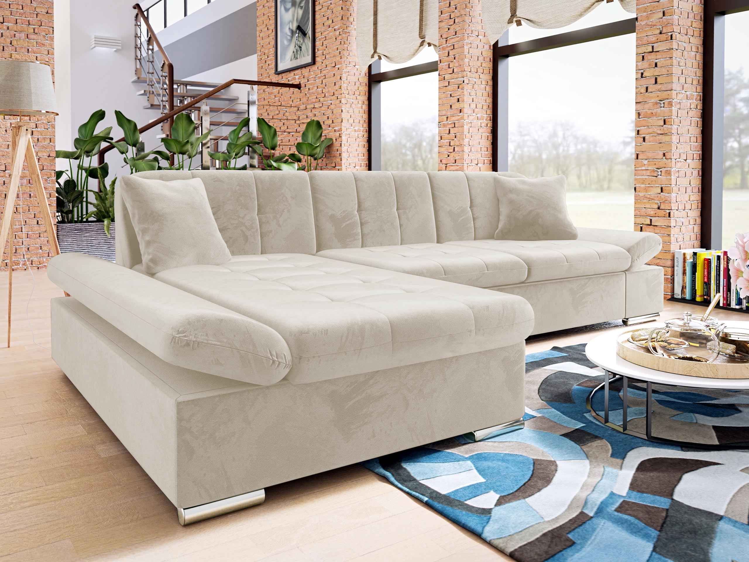Corner sofa Comfivo Serenitas (Piano 02)