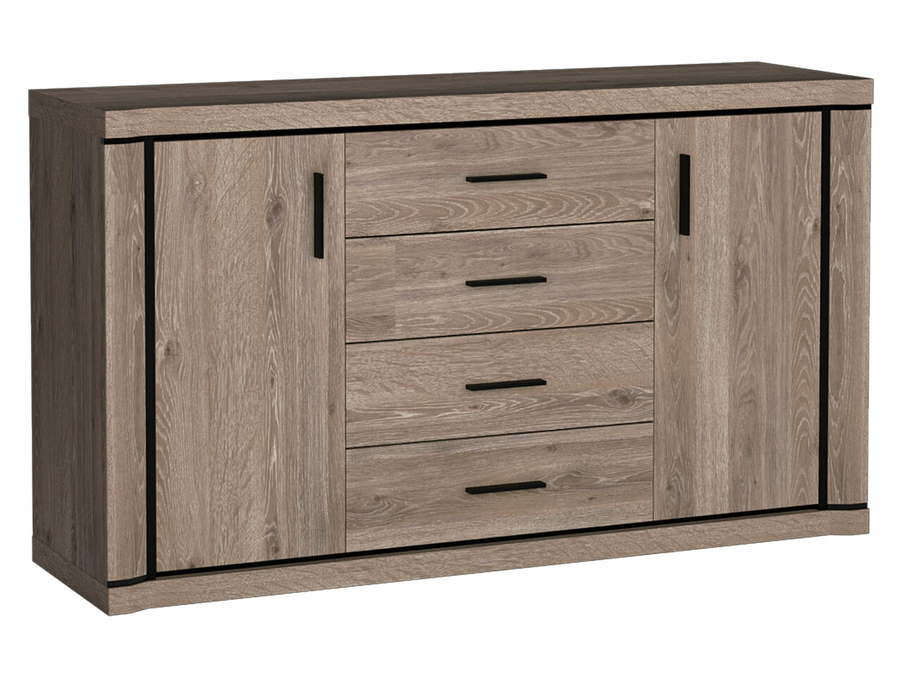 Chest of drawers Lorelie 100 (Trufel oak)