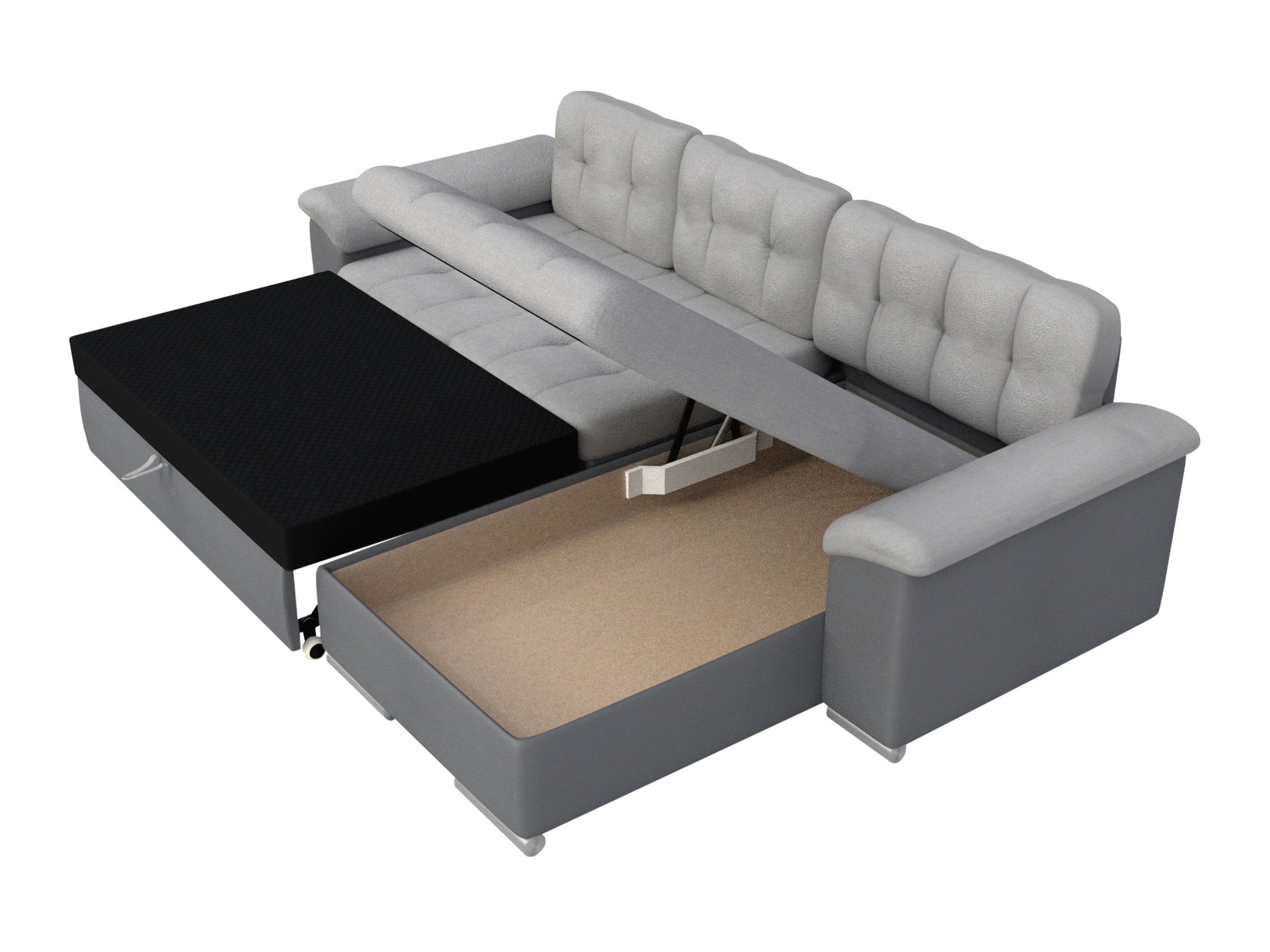 Corner sofa Comfivo Mica II (Zoya 01)
