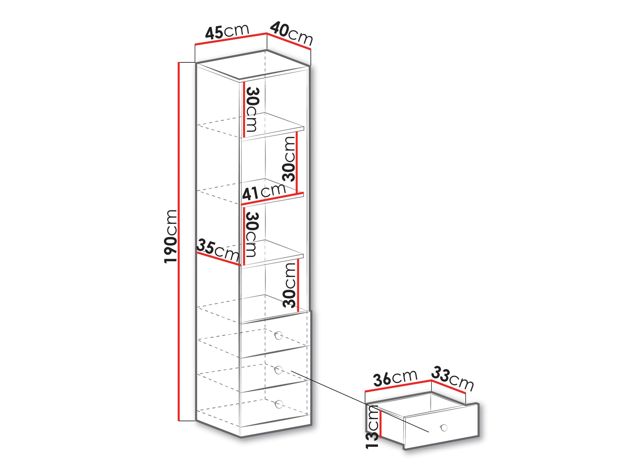 Bookcase Tesmonu 105