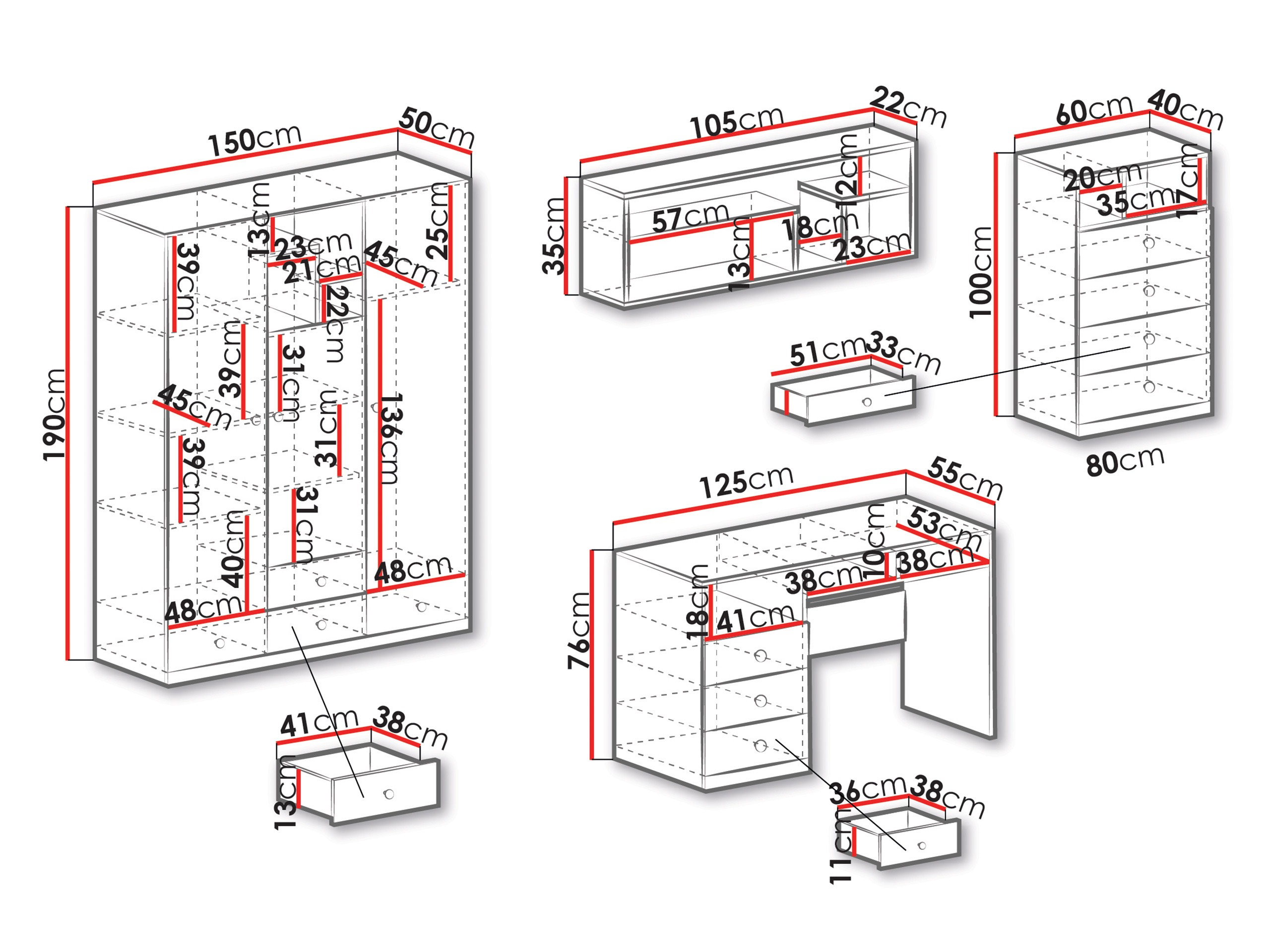 Furniture set Tesmonu 115
