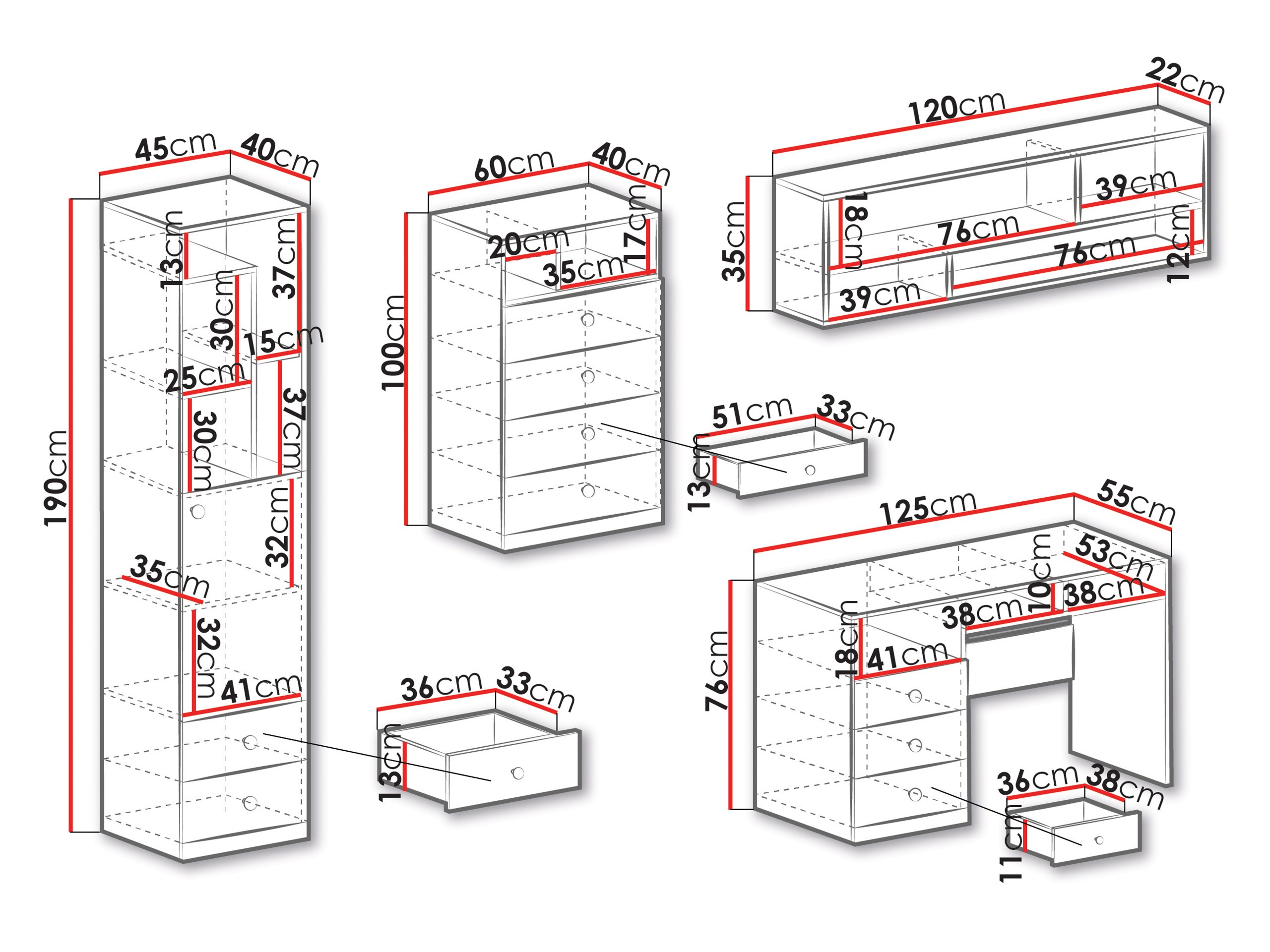 Furniture set Tesmonu 116