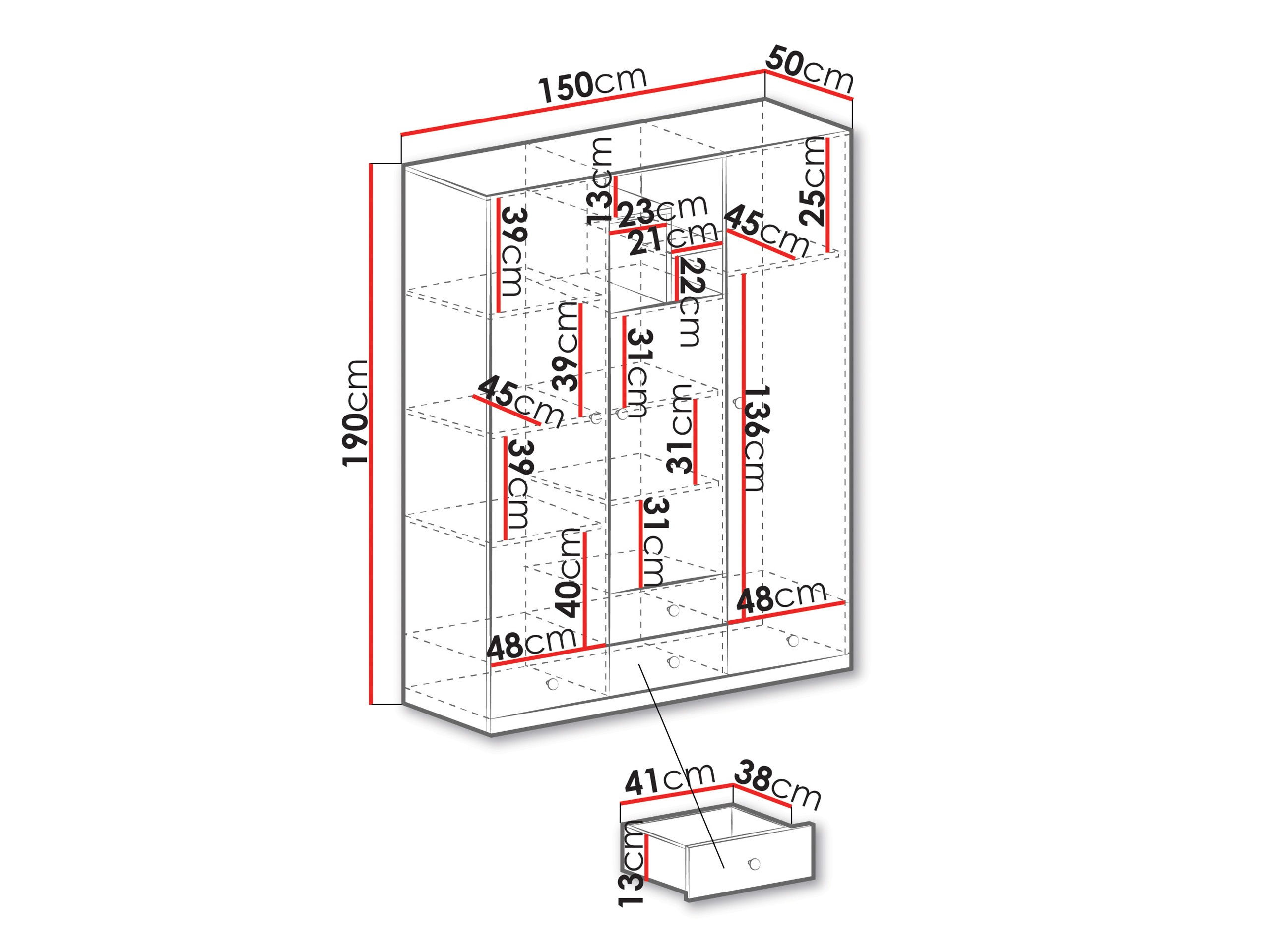 Wardrobe Tesmonu 100