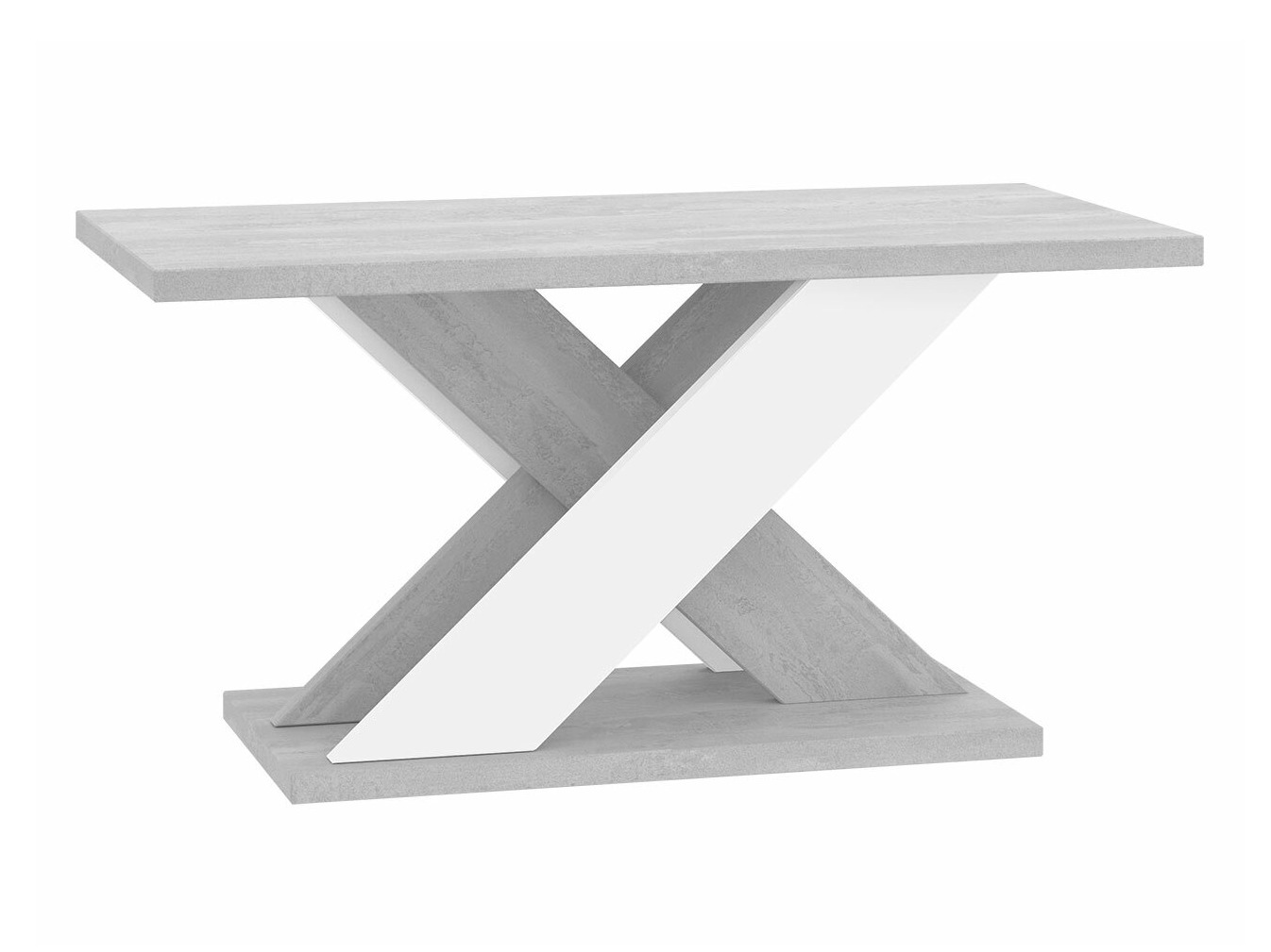 Coffee table Goodyear 116 (Grey + White)