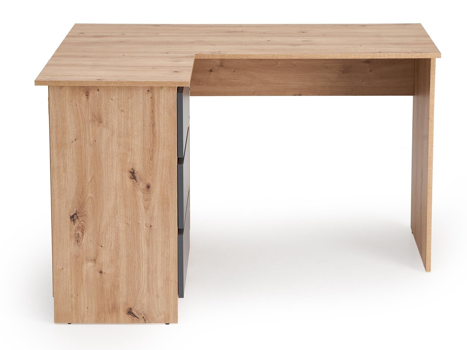 Corner desk Houston 1950 (Graphite + Artisan oak)