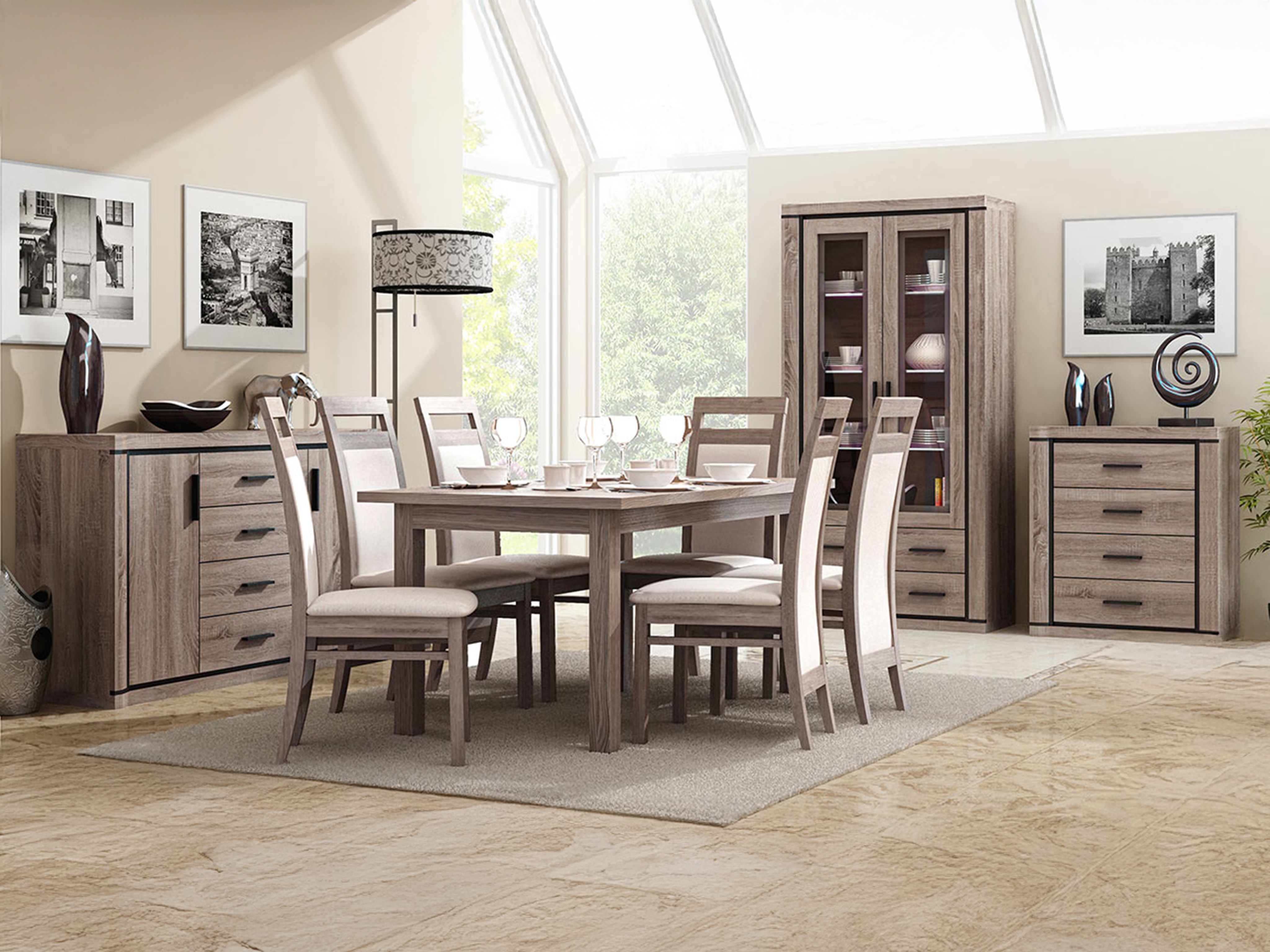 Bookcase Lorelie 116 (Trufel oak)