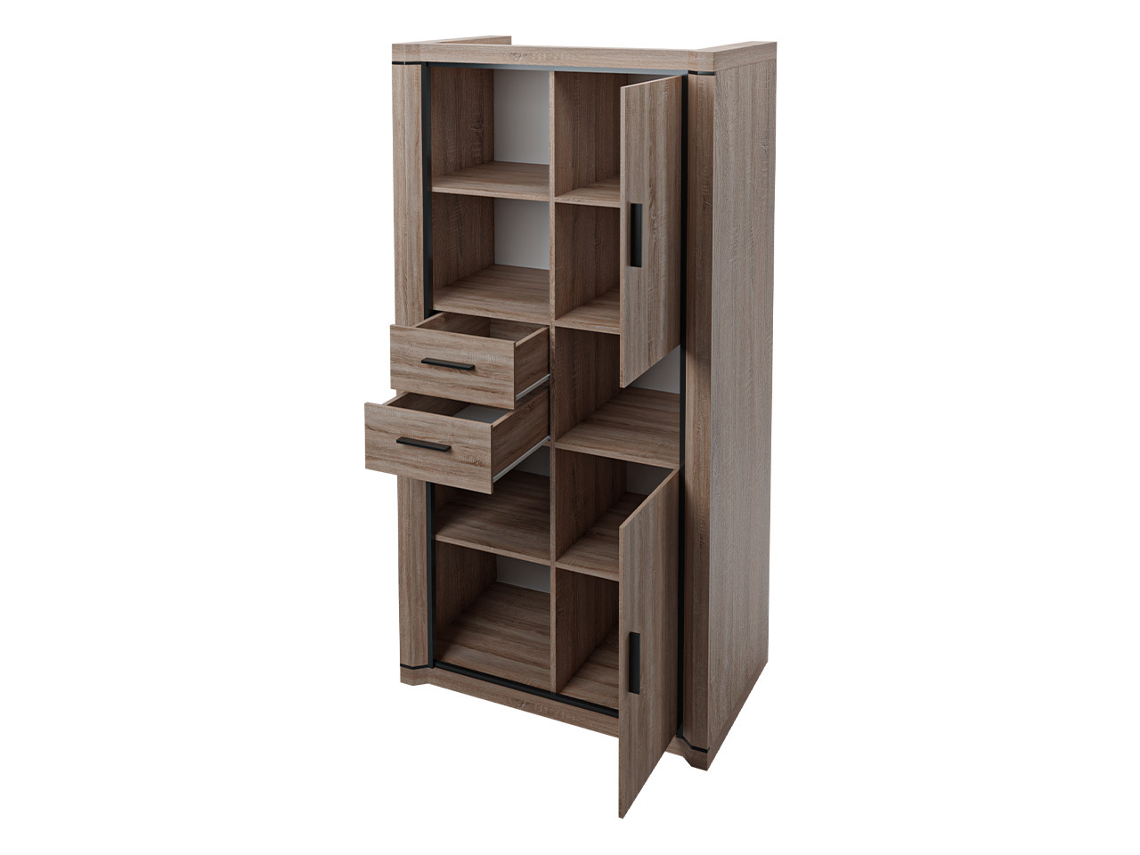 Bookcase Lorelie 120 (Sonoma oak)