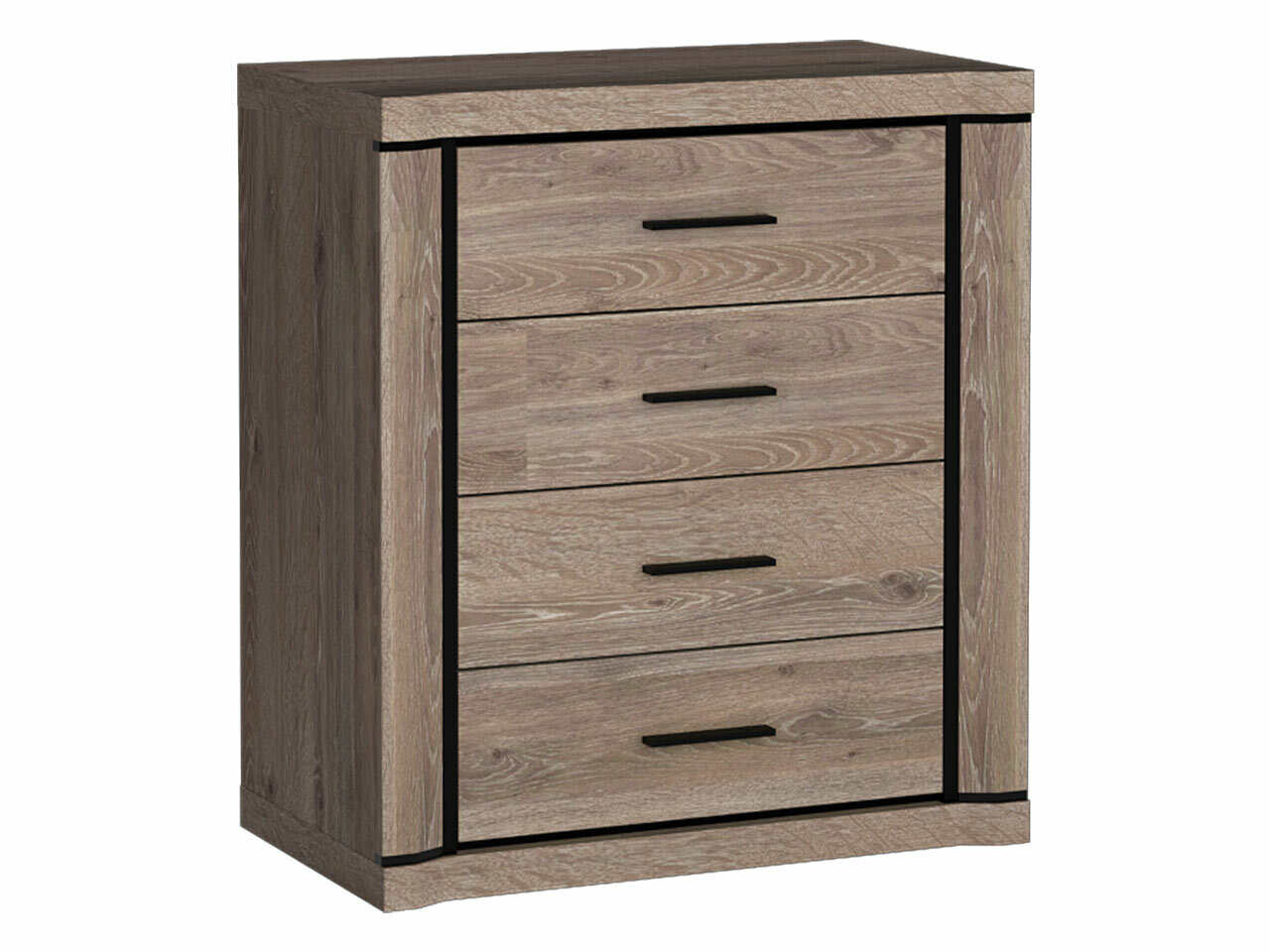 Chest of drawers Lorelie 103 (Trufel oak)