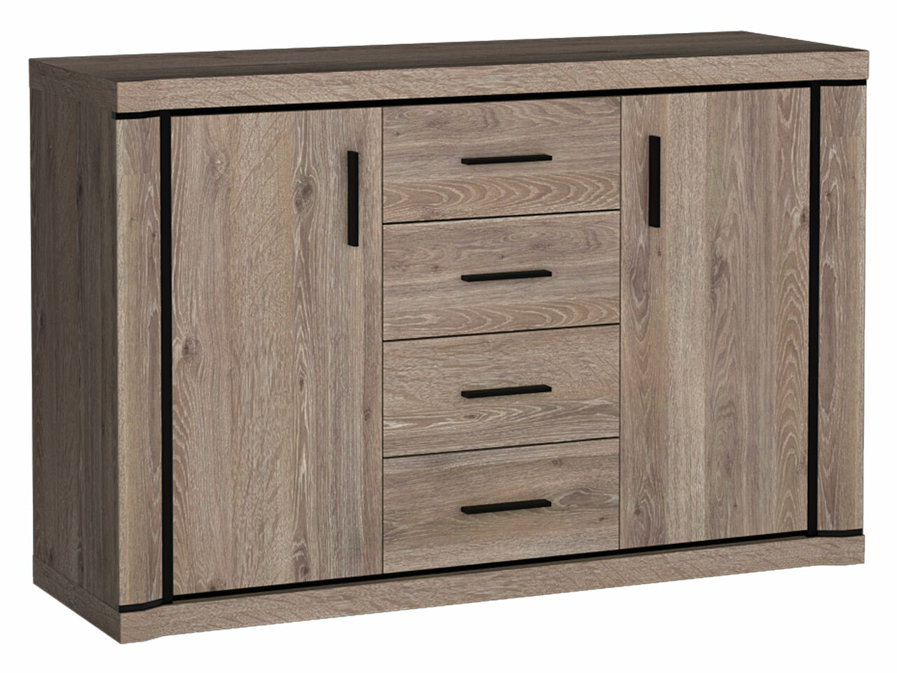 Chest of drawers Lorelie 104 (Trufel oak)