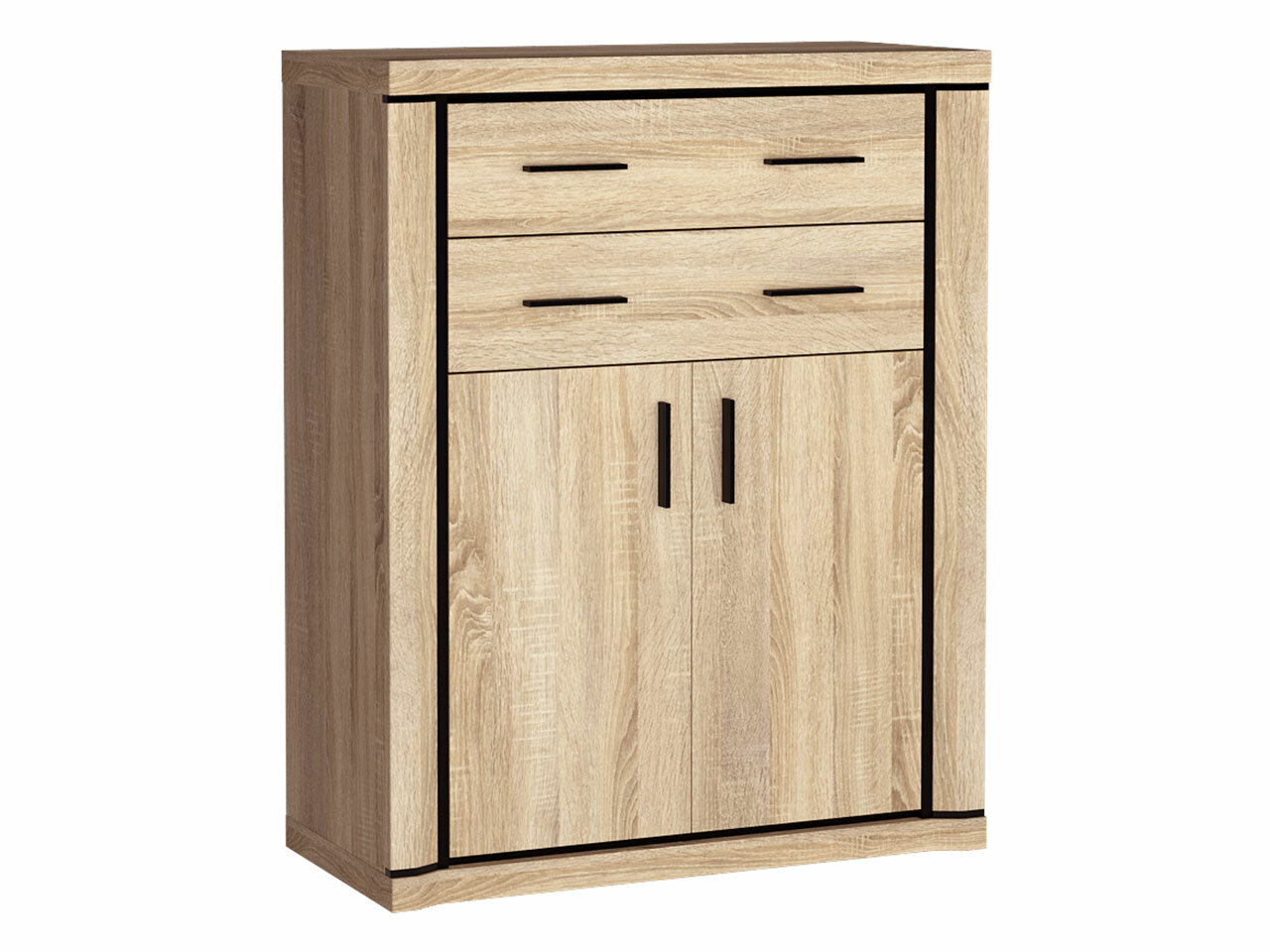 Chest of drawers Lorelie 105 (Sonoma oak)