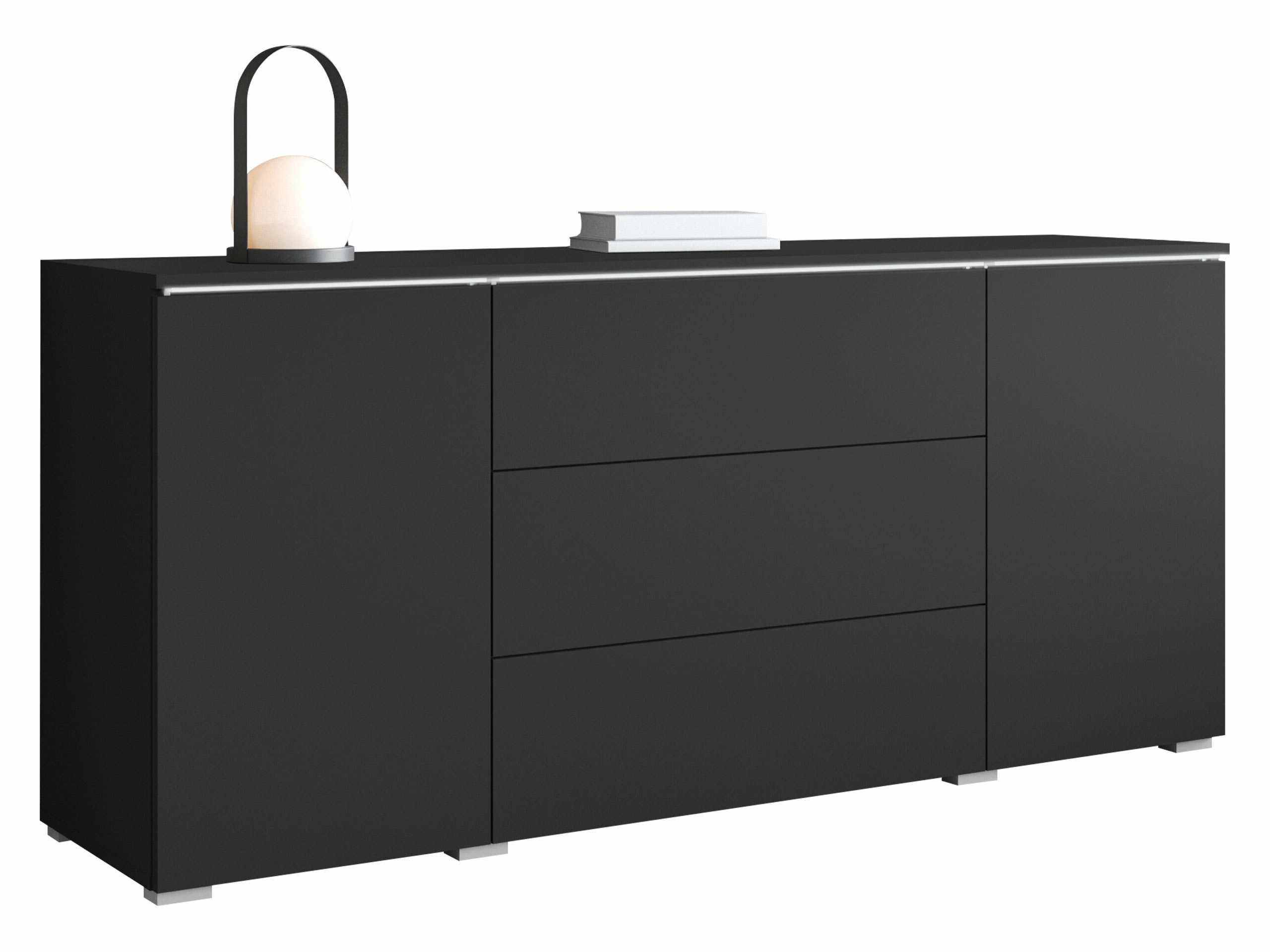 Chest of drawers Mirfivo 102 (Graphite)
