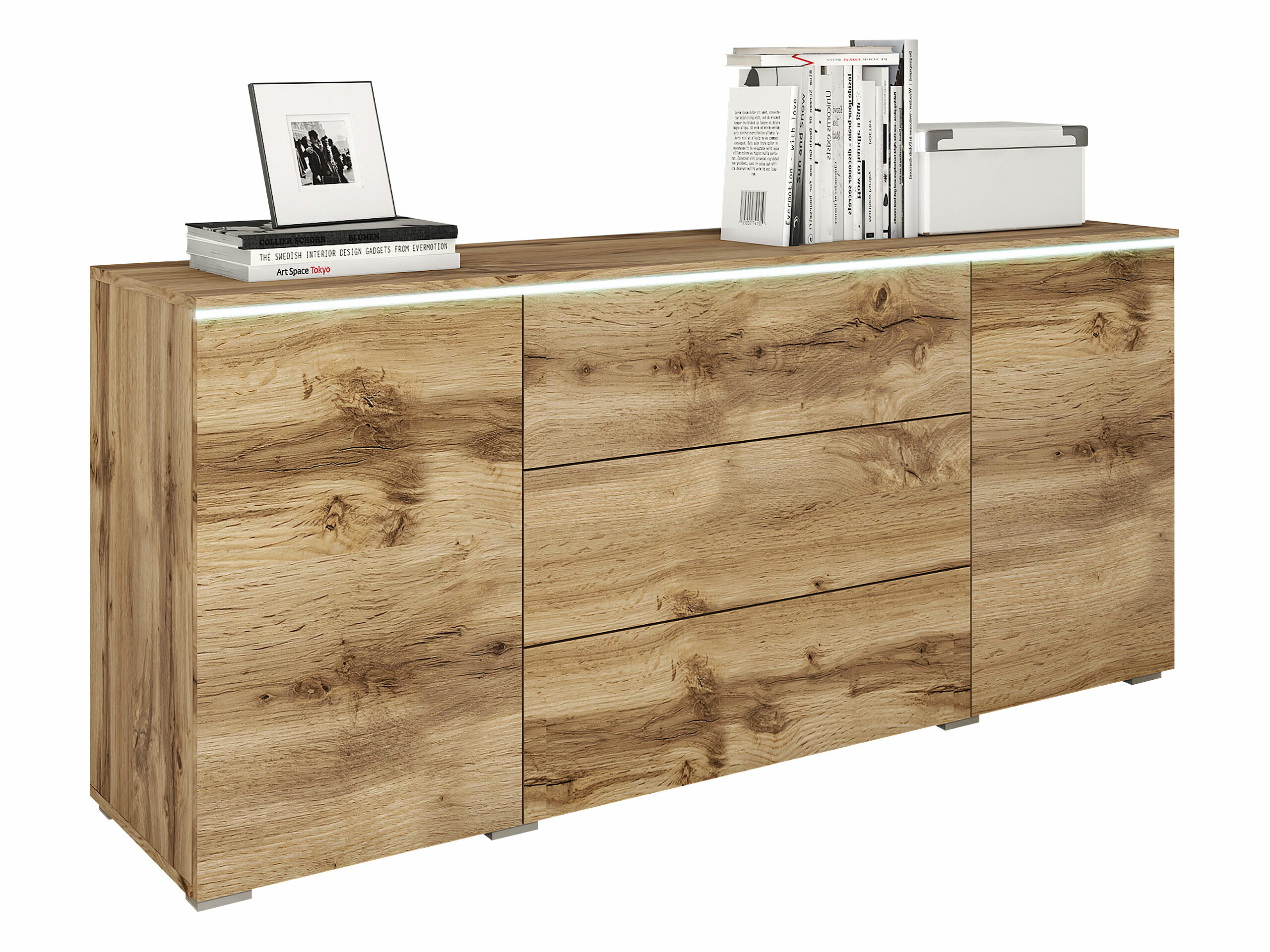 Chest of drawers Mirfivo 102 (Wotan Oak)