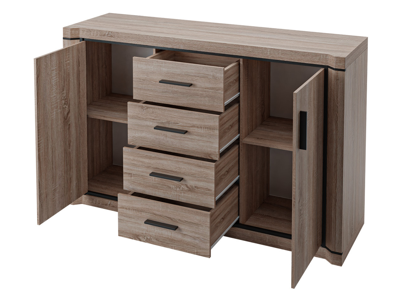 Living room set Lorelie 125 (Sonoma oak)