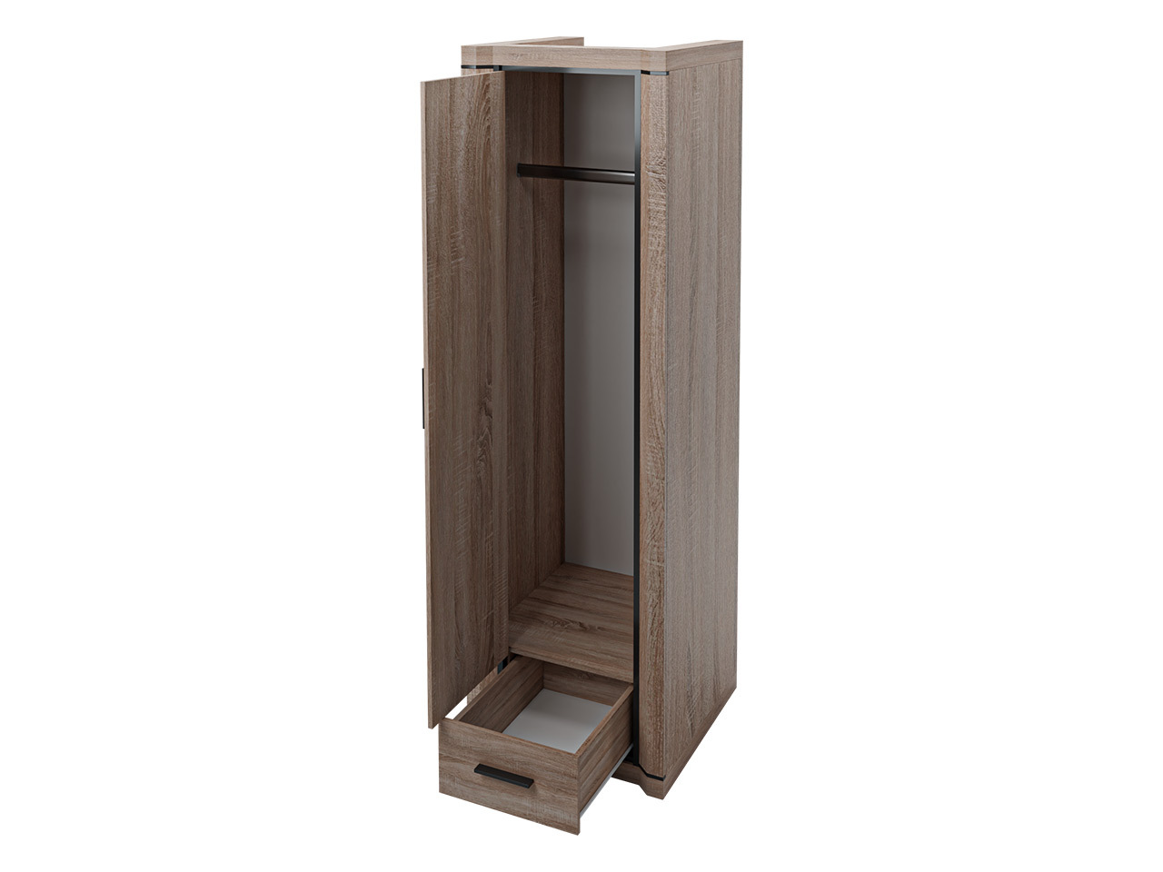 Wardrobe Lorelie 117 (Trufel oak)