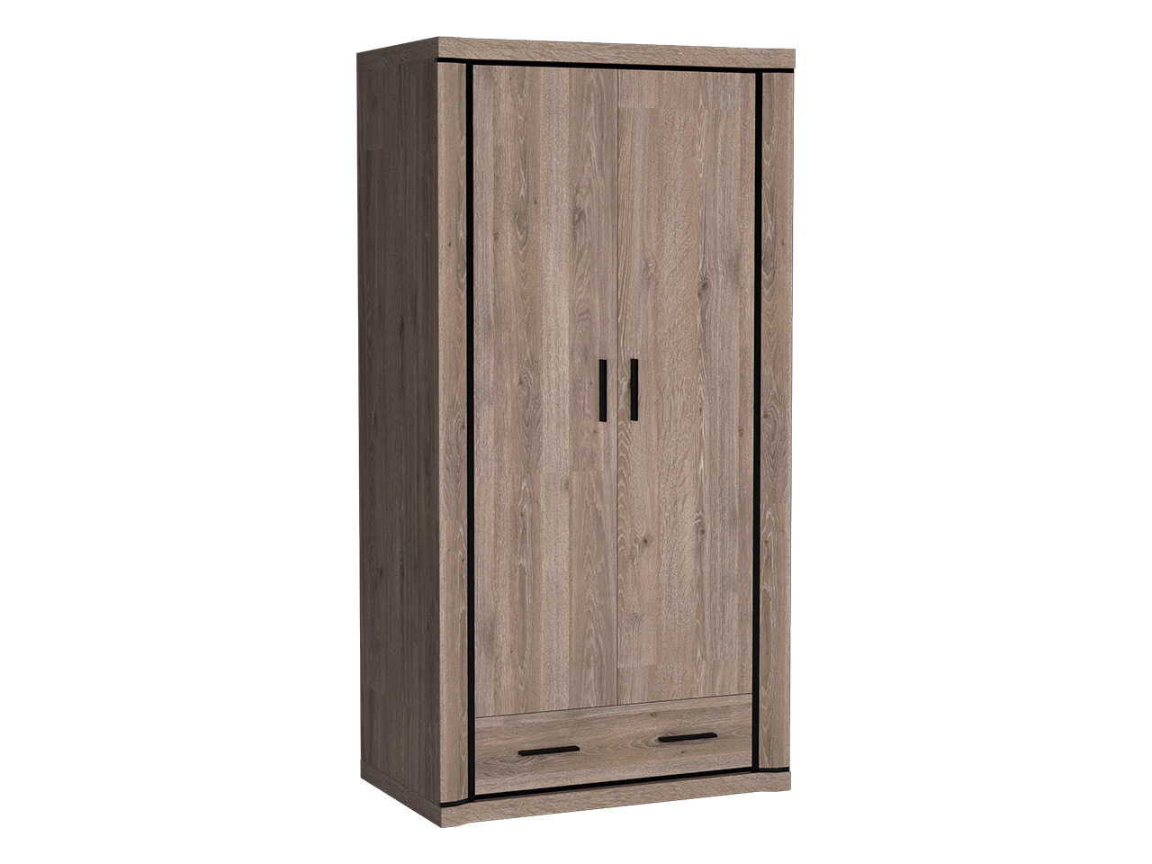 Wardrobe Lorelie 118 (Trufel oak)
