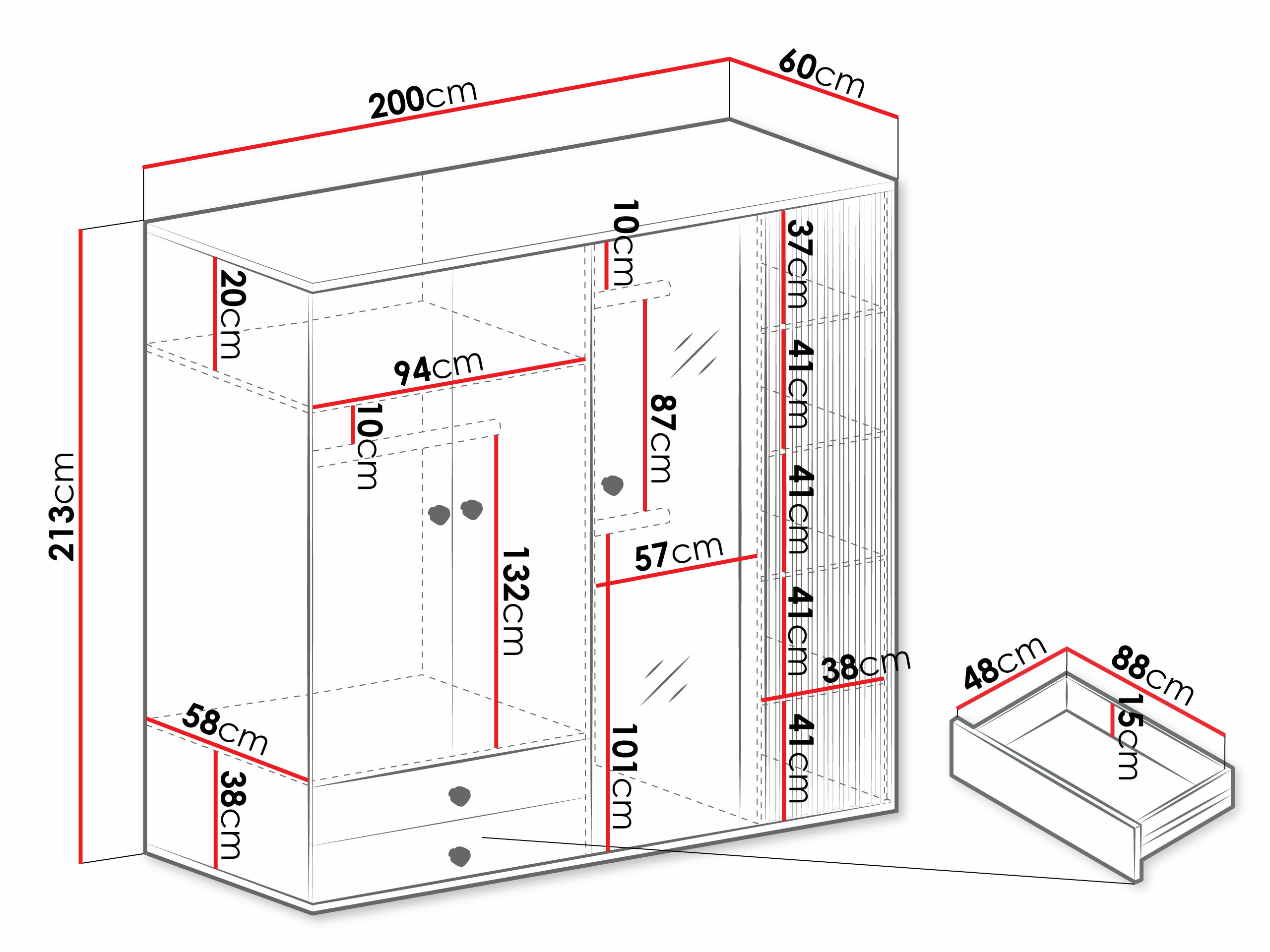 Wardrobe Venmava 114