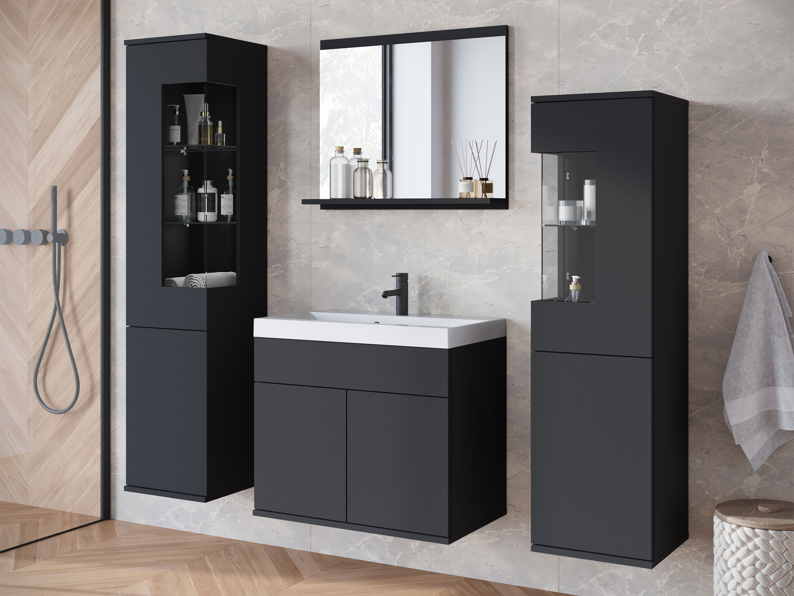 Bathroom set Sarasota 194 (Graphite)