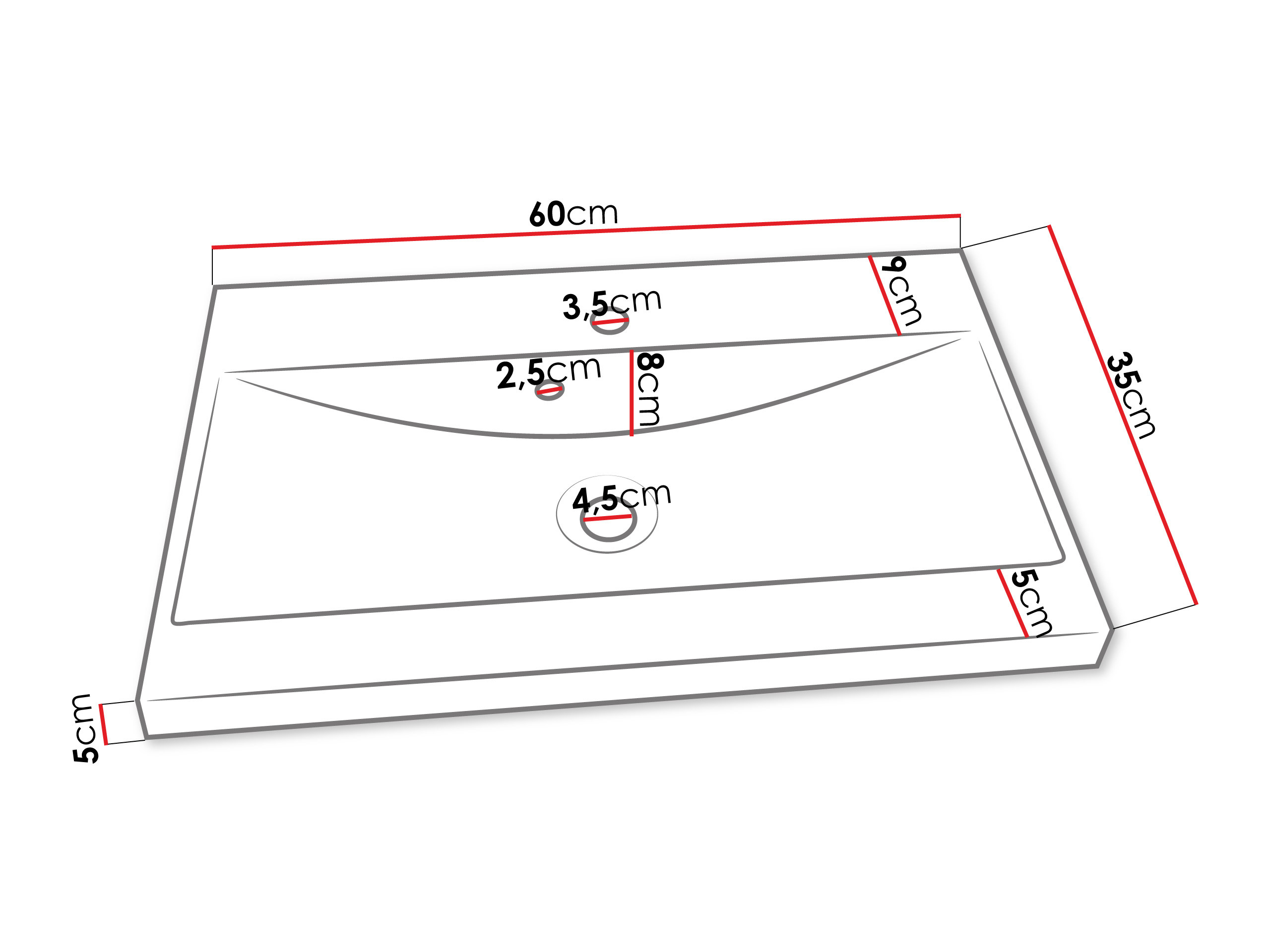 Bathroom set Sarasota 194 (Graphite)