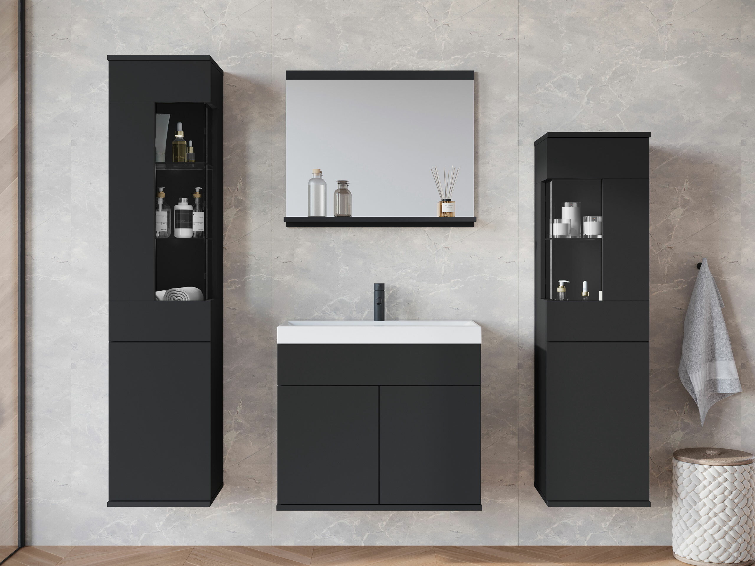 Bathroom set Sarasota 194 (Graphite)