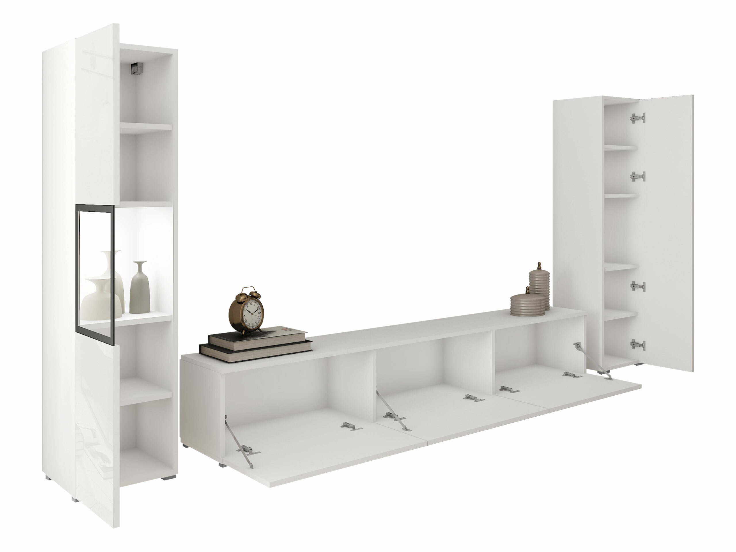 Living room set Sarasota 193 (Wotan Oak + Graphite)