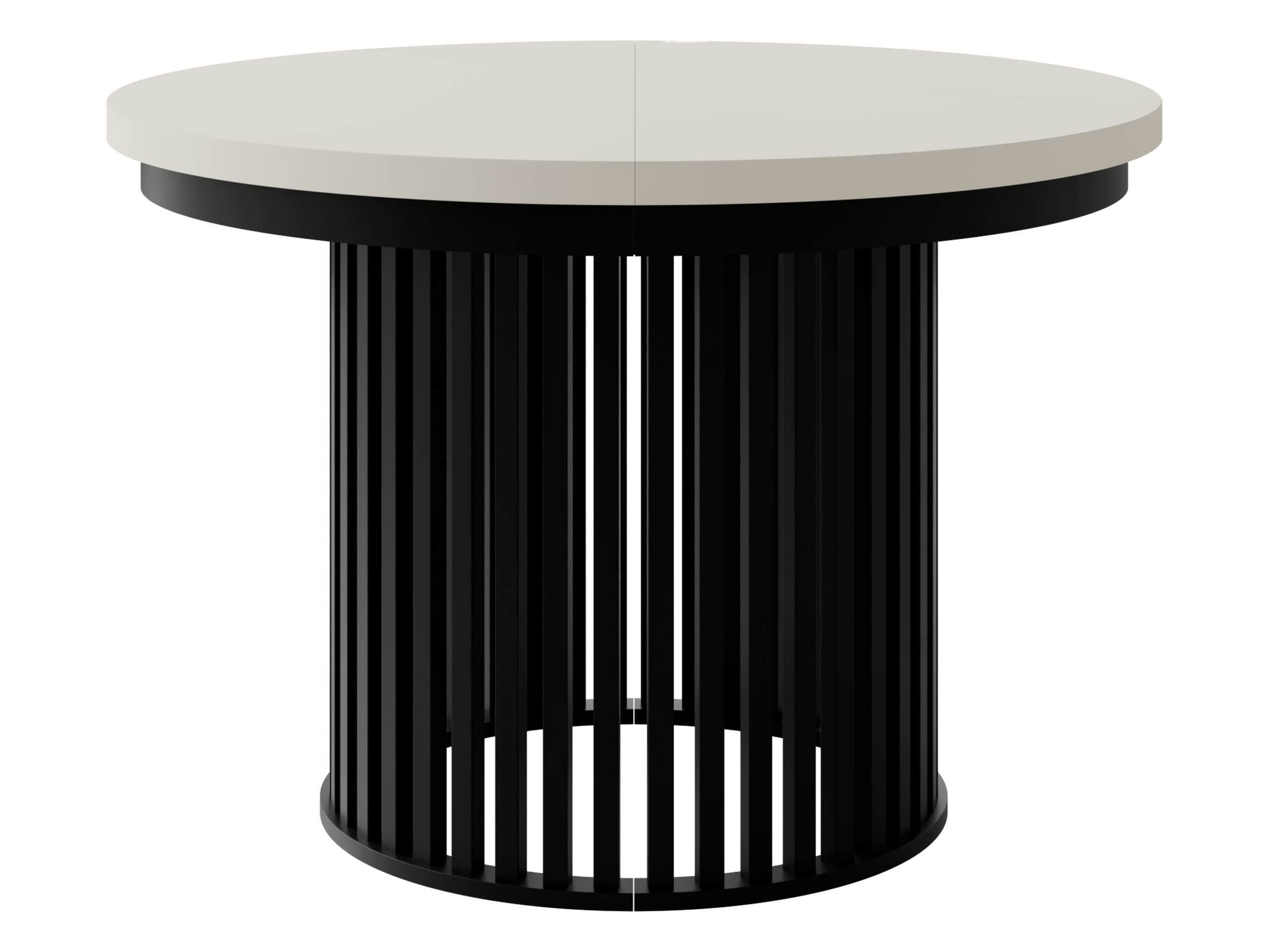 Table Racine 145 (Cashmere + Black)