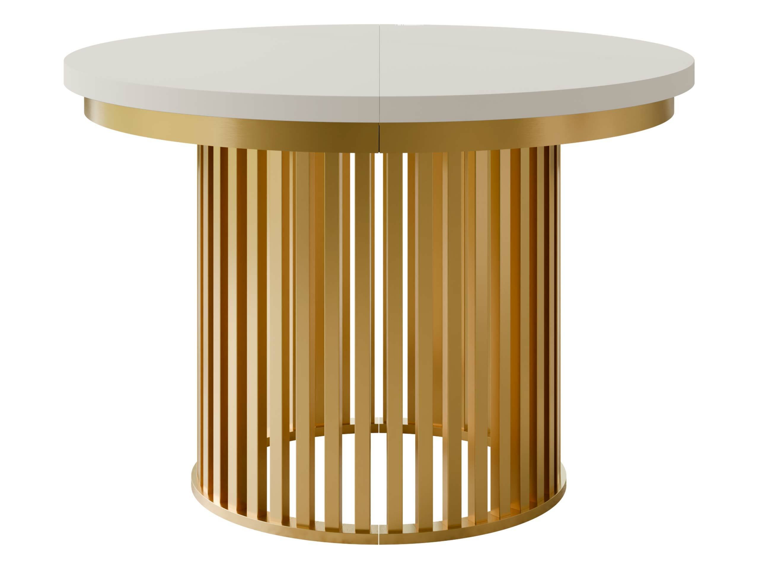 Table Racine 145 (Cashmere + Golden)